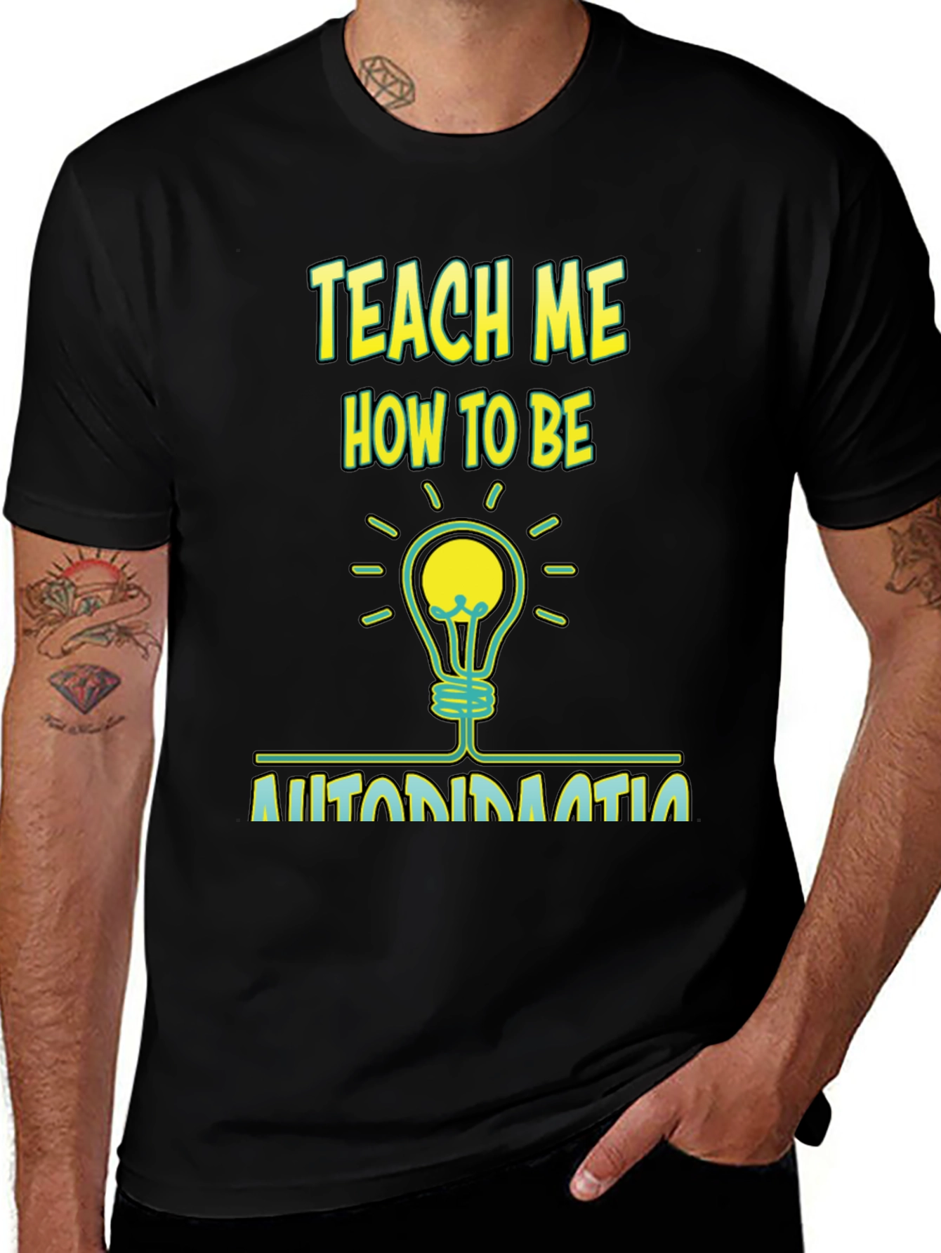 Variant 4 of Teach Me How To Be Automation T-Shirt