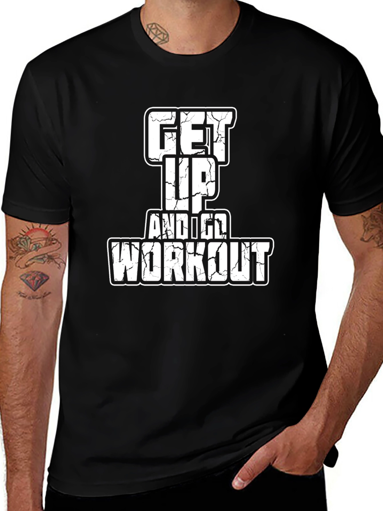 Black Get Up and Go Workout T-Shirt - Black main image