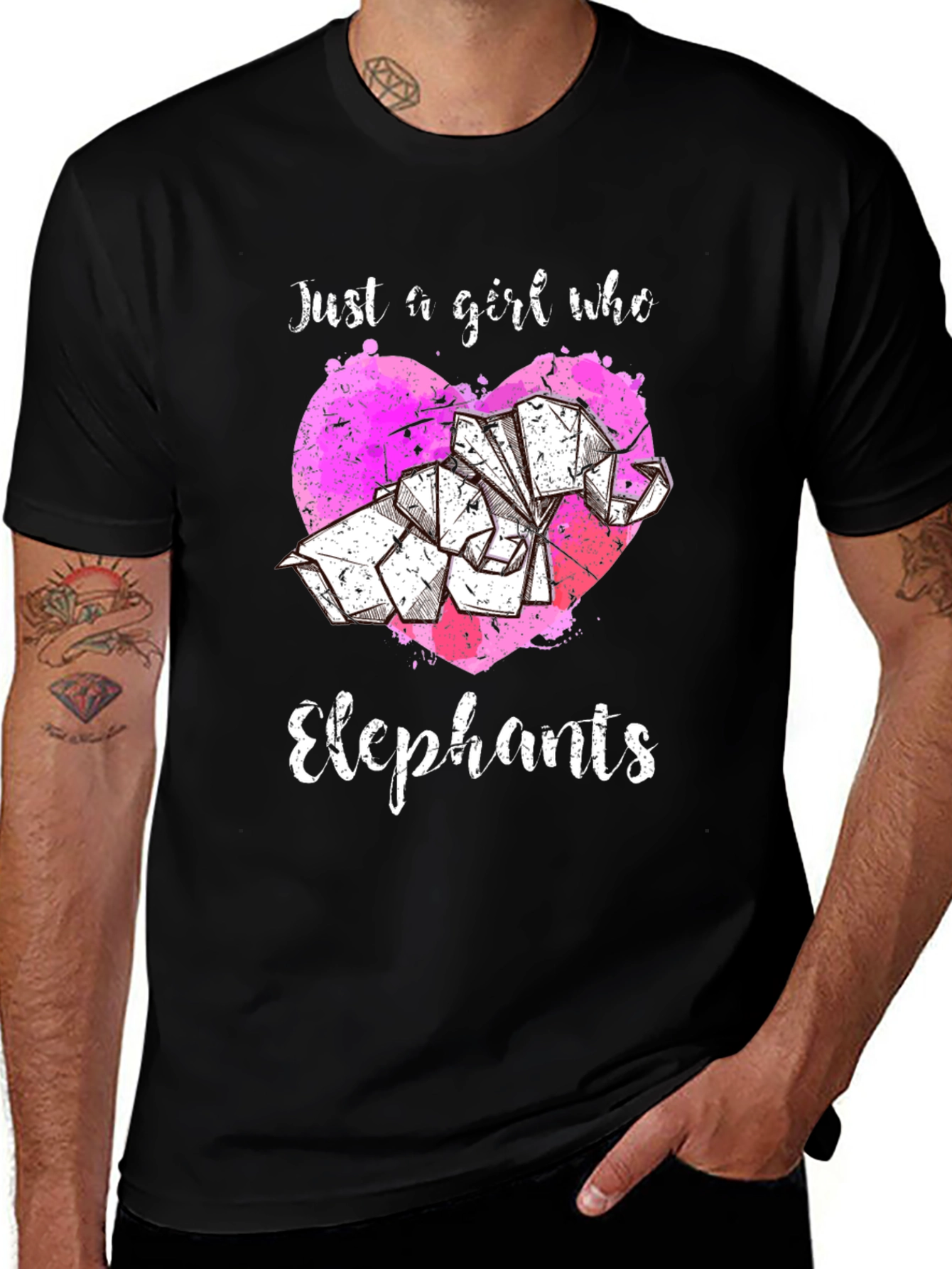 Variant 6 of Just A Girl Who Loves Elephants T-Shirt