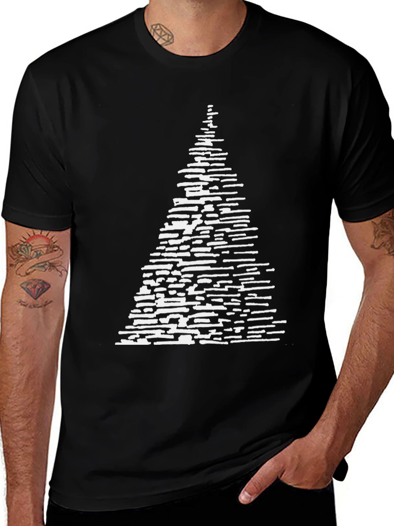 Variant 26 of Abstract Christmas Tree T-Shirt
