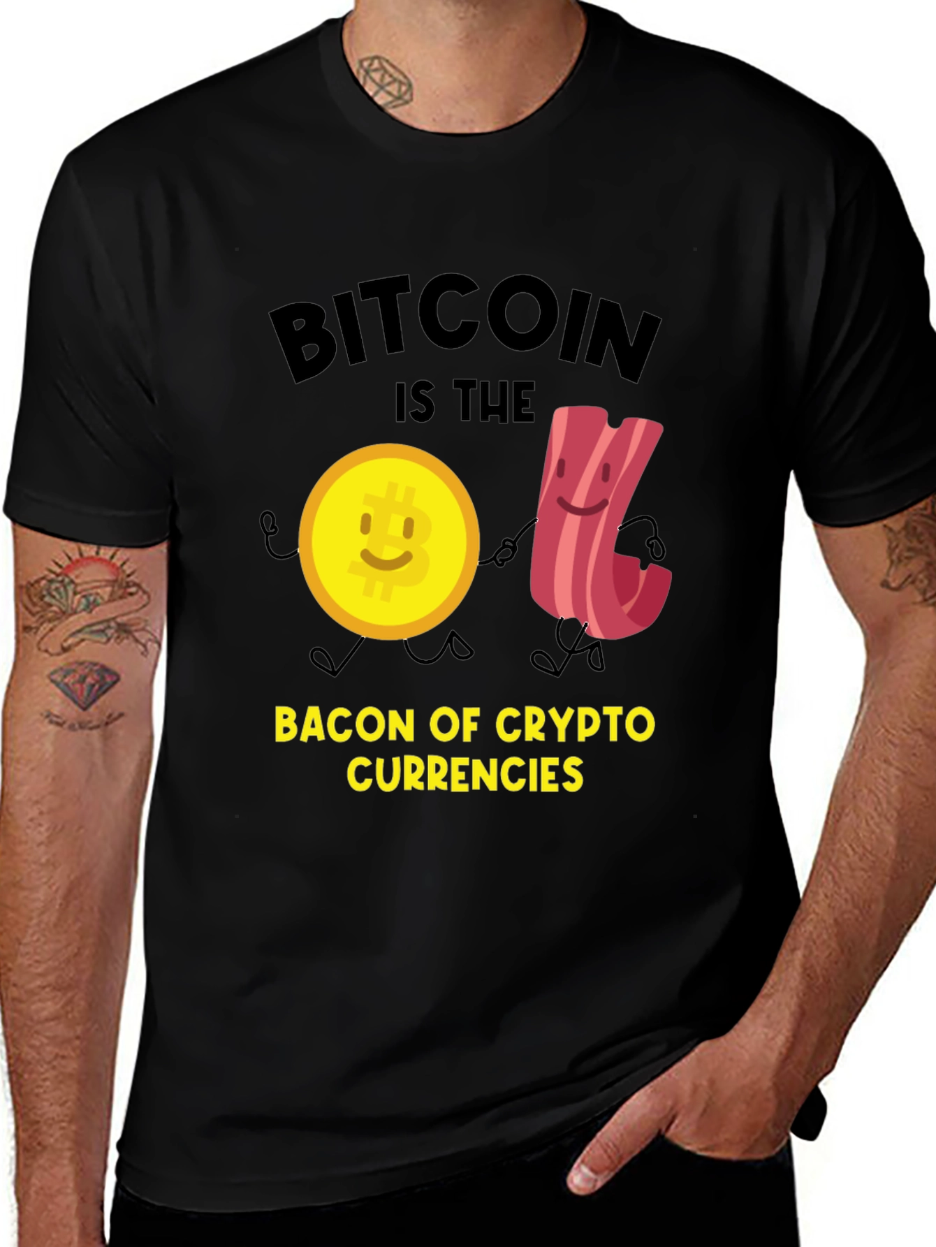 Variant 16 of Bitcoin is the Bacon of Crypto T-Shirt