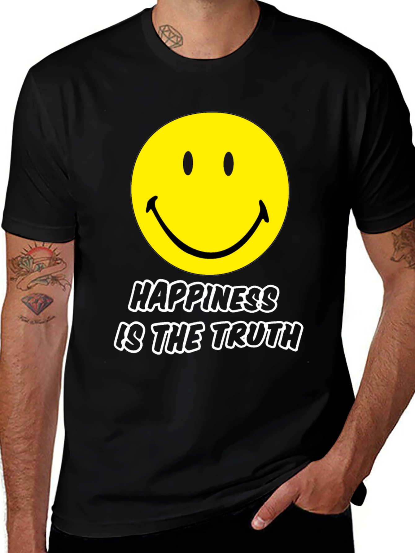 Variant 7 of Happiness Is The Truth Graphic T-Shirt
