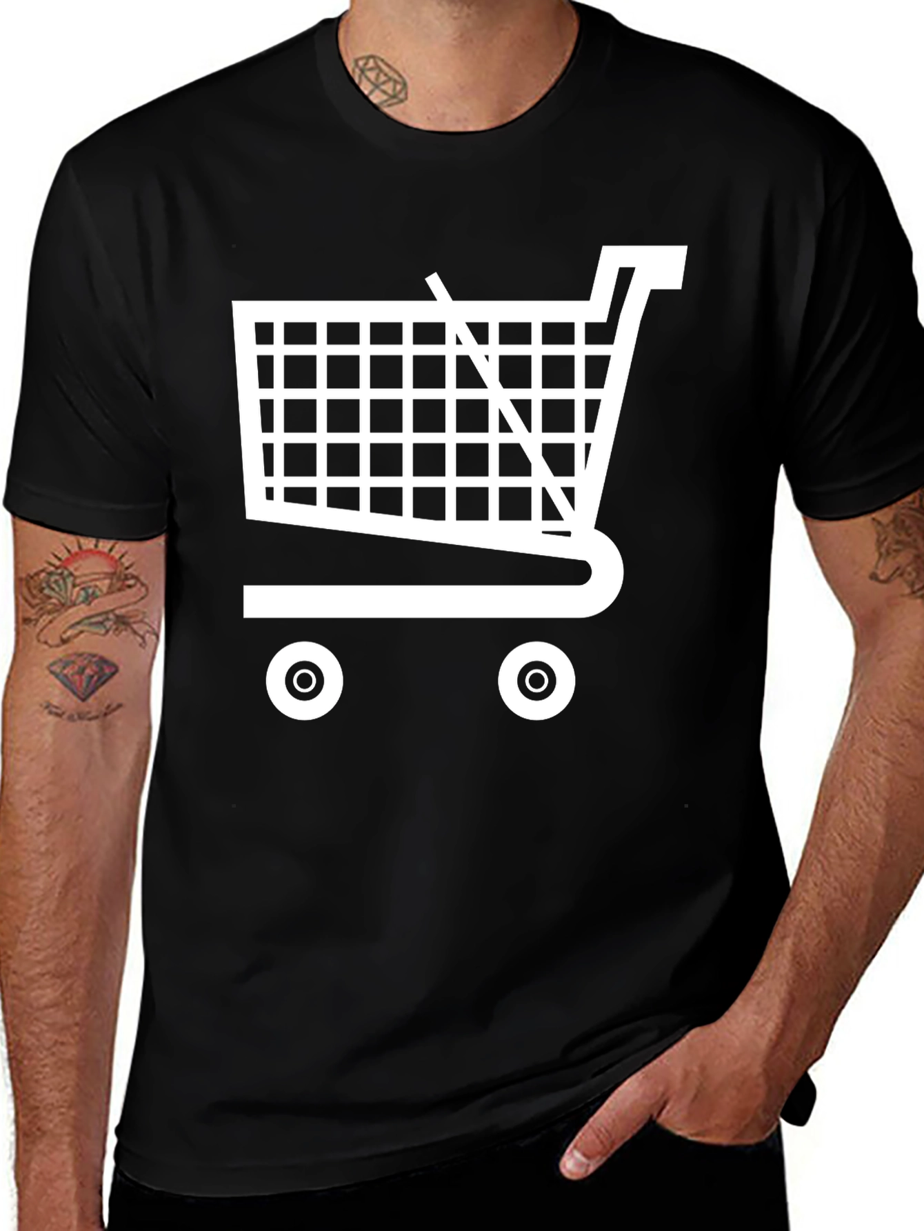 Variant 6 of Shopping Cart Graphic T-Shirt