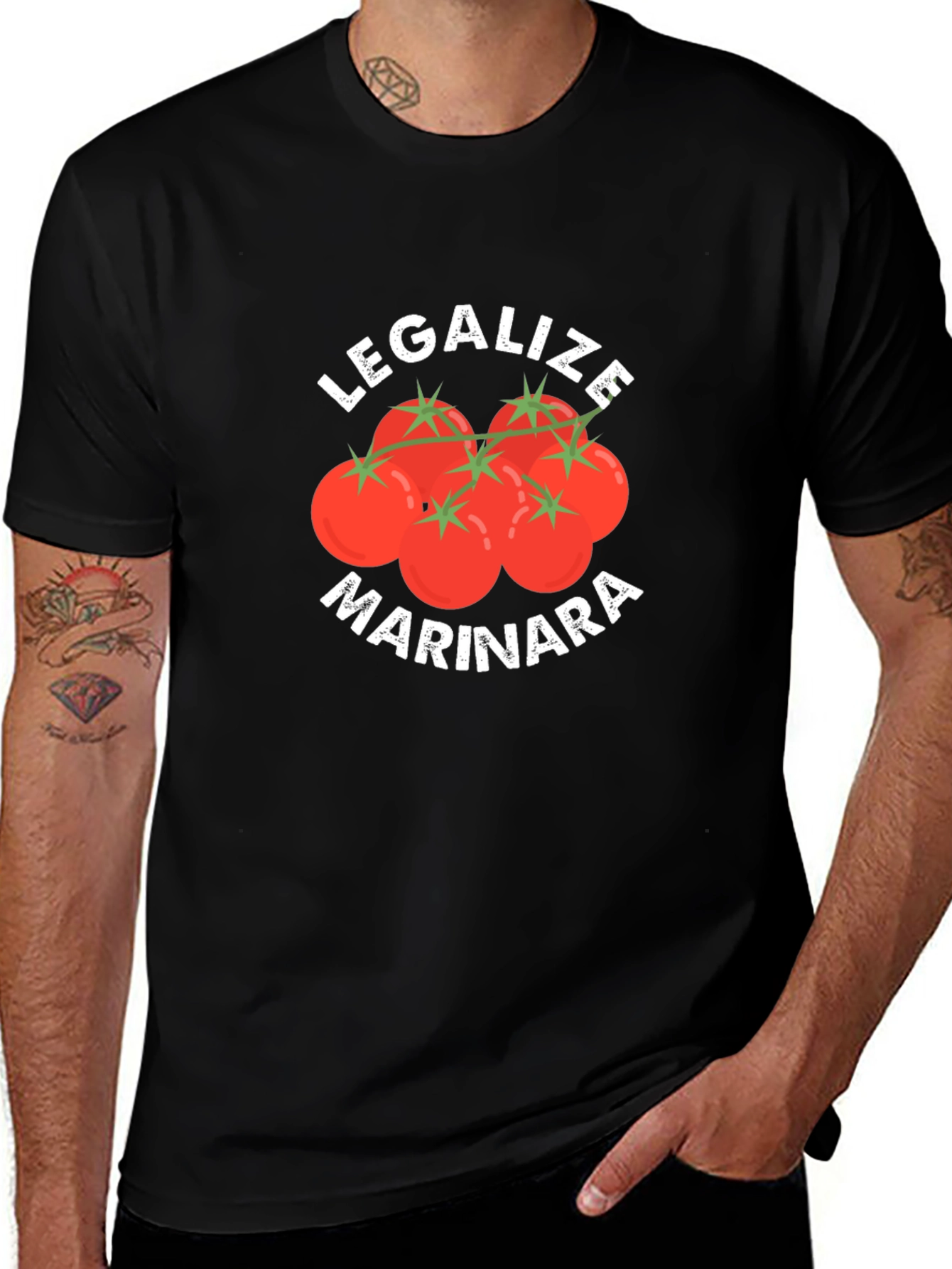 Variant 21 of Legalize Marinara Tomato Graphic T-Shirt