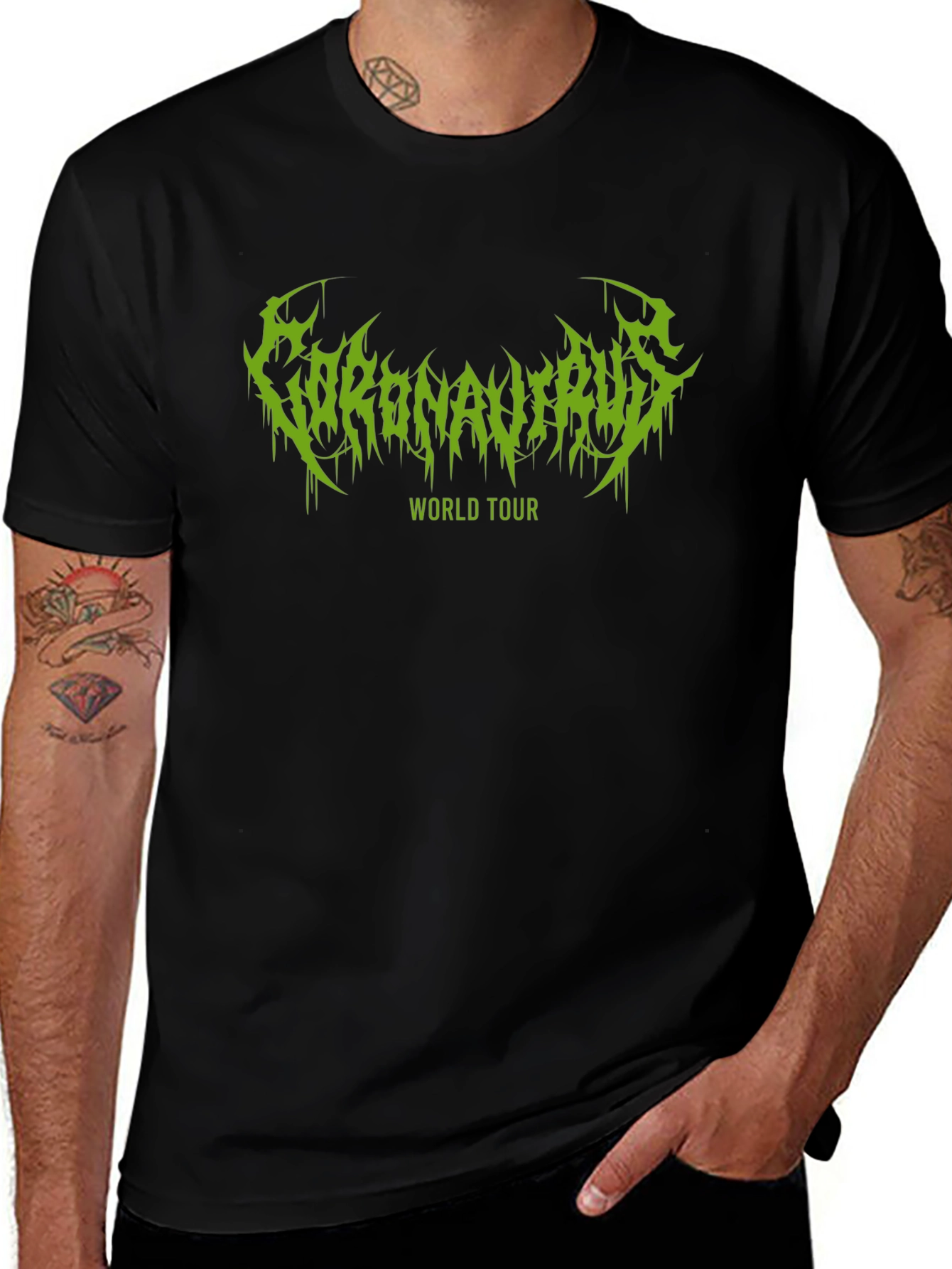Variant 29 of Coronavirus World Tour Graphic T-Shirt