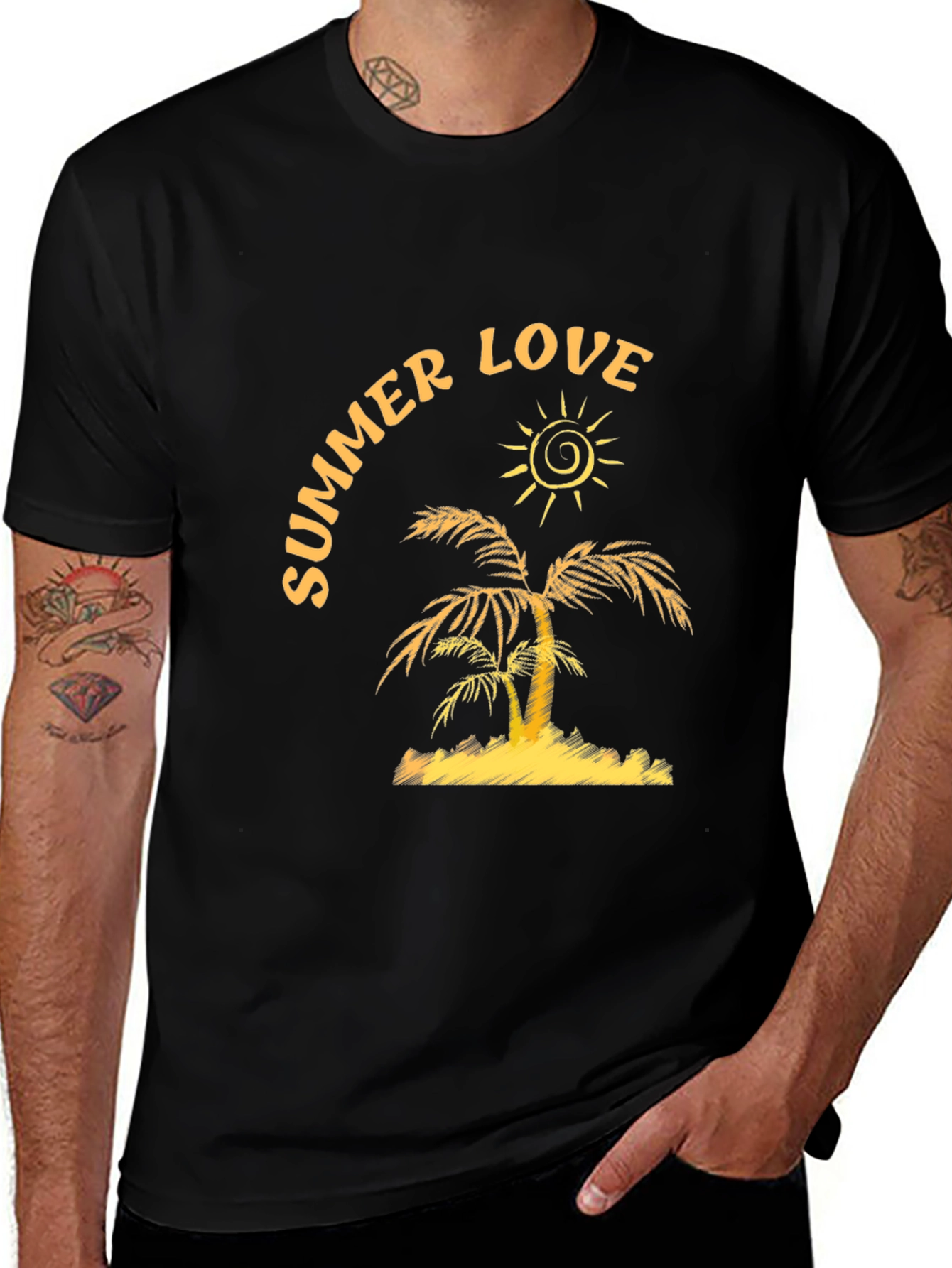 Variant 24 of Summer Love Palm Tree T-Shirt