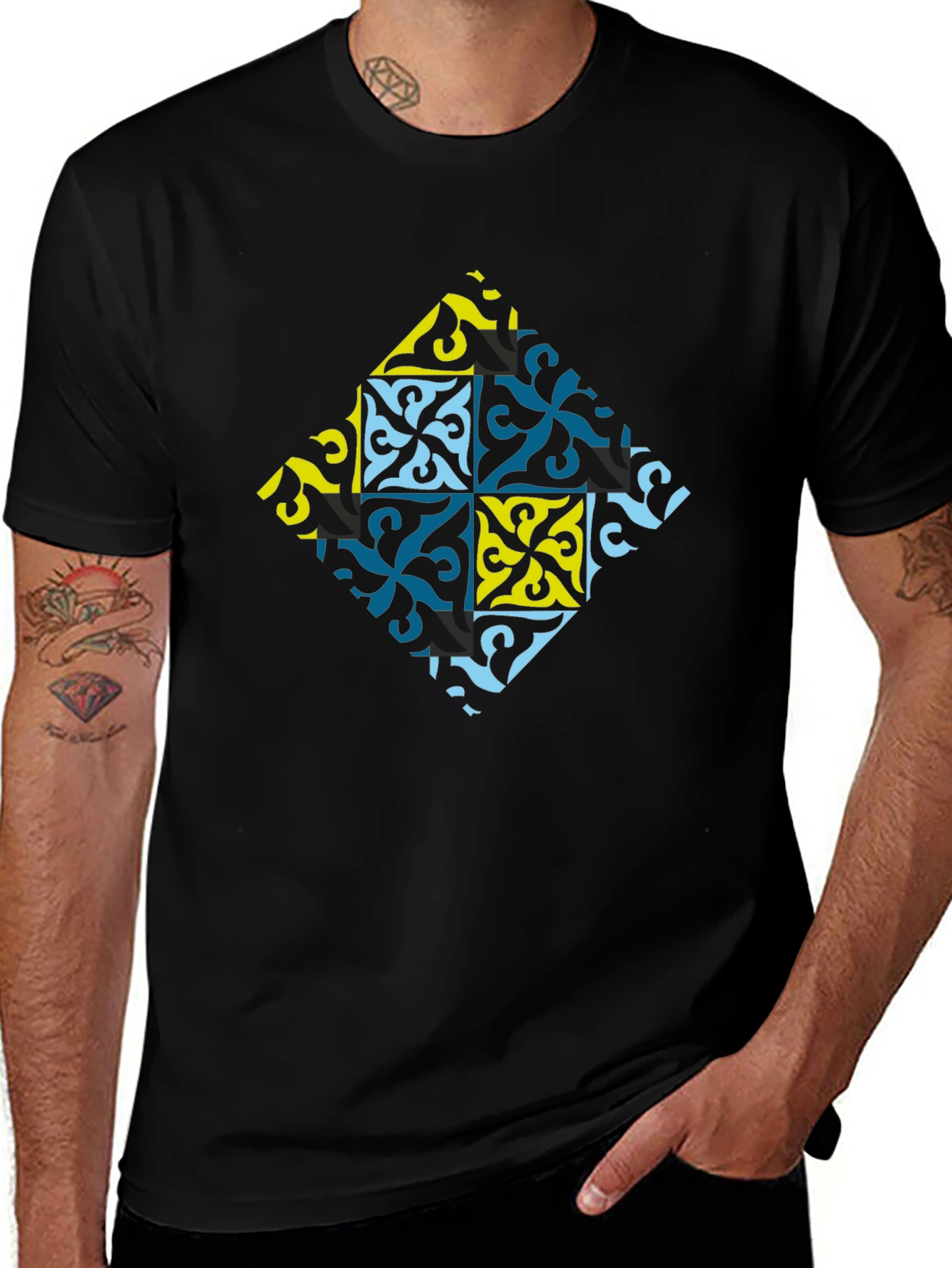 Variant 30 of Pattern Diamond Tee - Casual Style