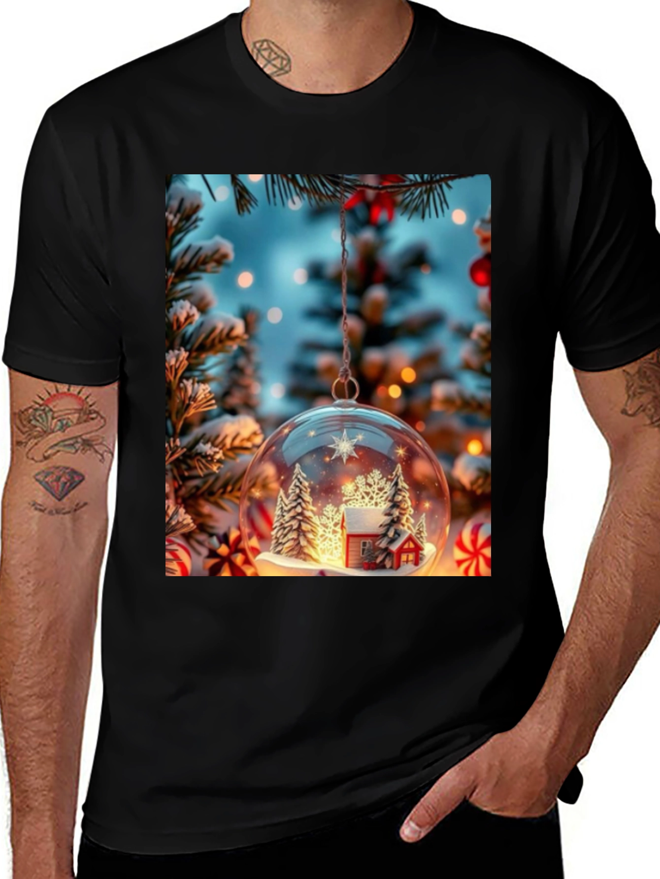 Christmas Snow Globe T-Shirt