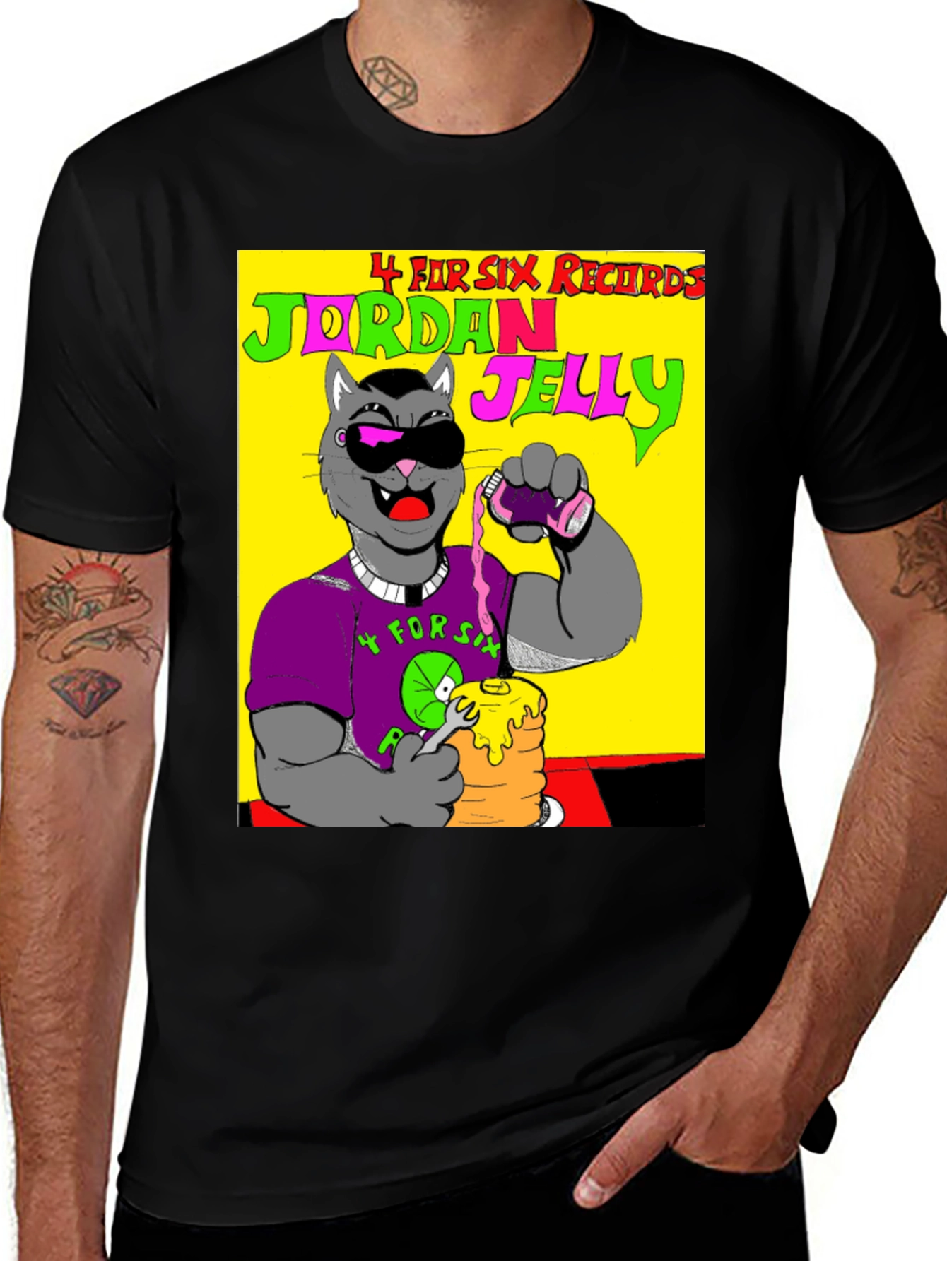 Variant 9 of Jordan Jelly T-Shirt - Funky Cartoon Tee