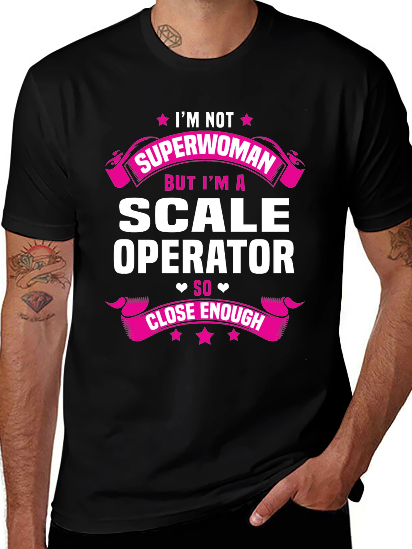 Scale Operator Superwoman Graphic T-Shirt