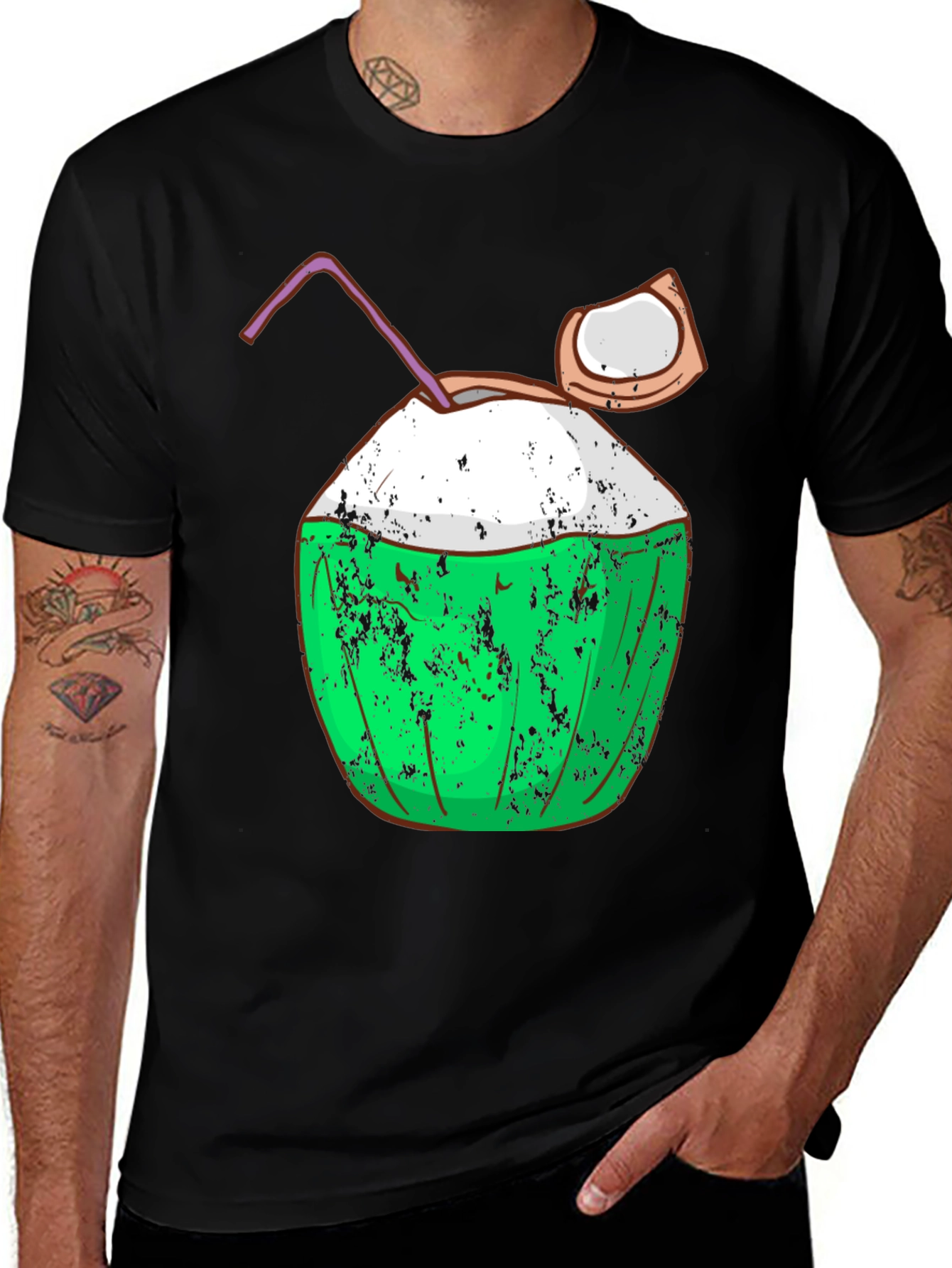 Variant 25 of Coconut T-Shirt - Tropical Summer Vibes