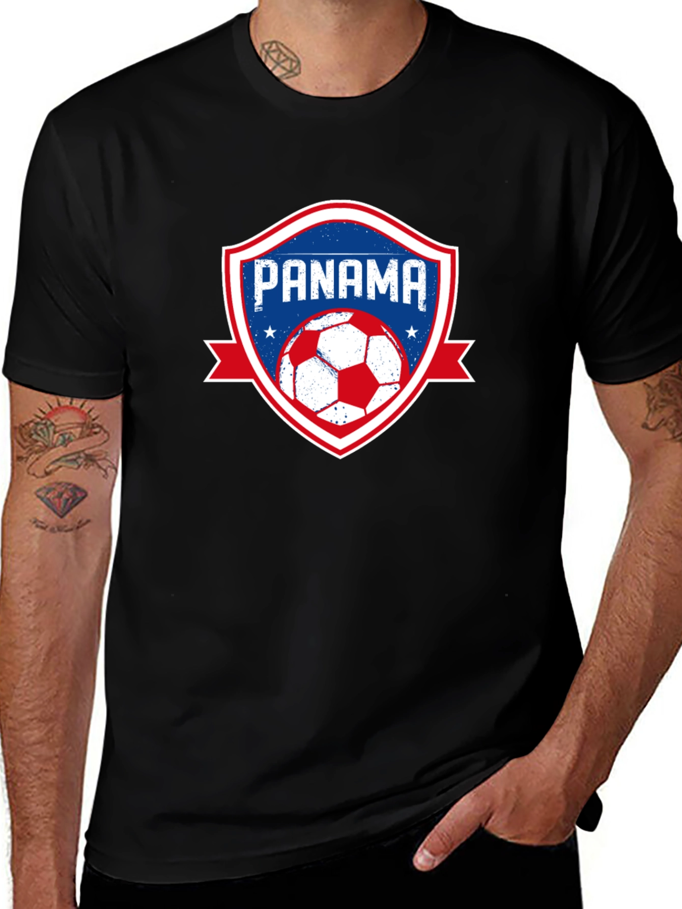 Variant 8 of Panama Soccer Jersey T-Shirt - National Pride