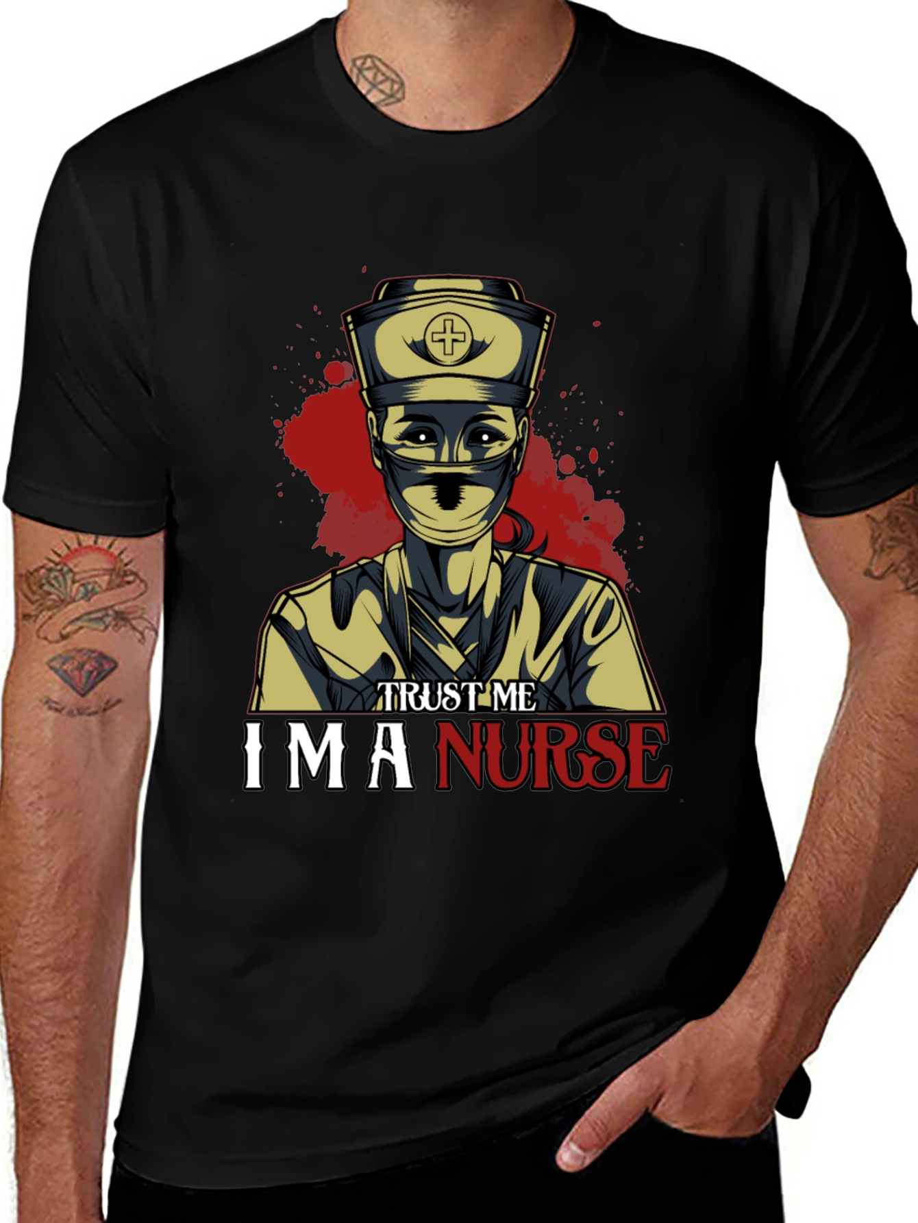 Variant 12 of Trust Me I'm A Nurse Graphic T-Shirt