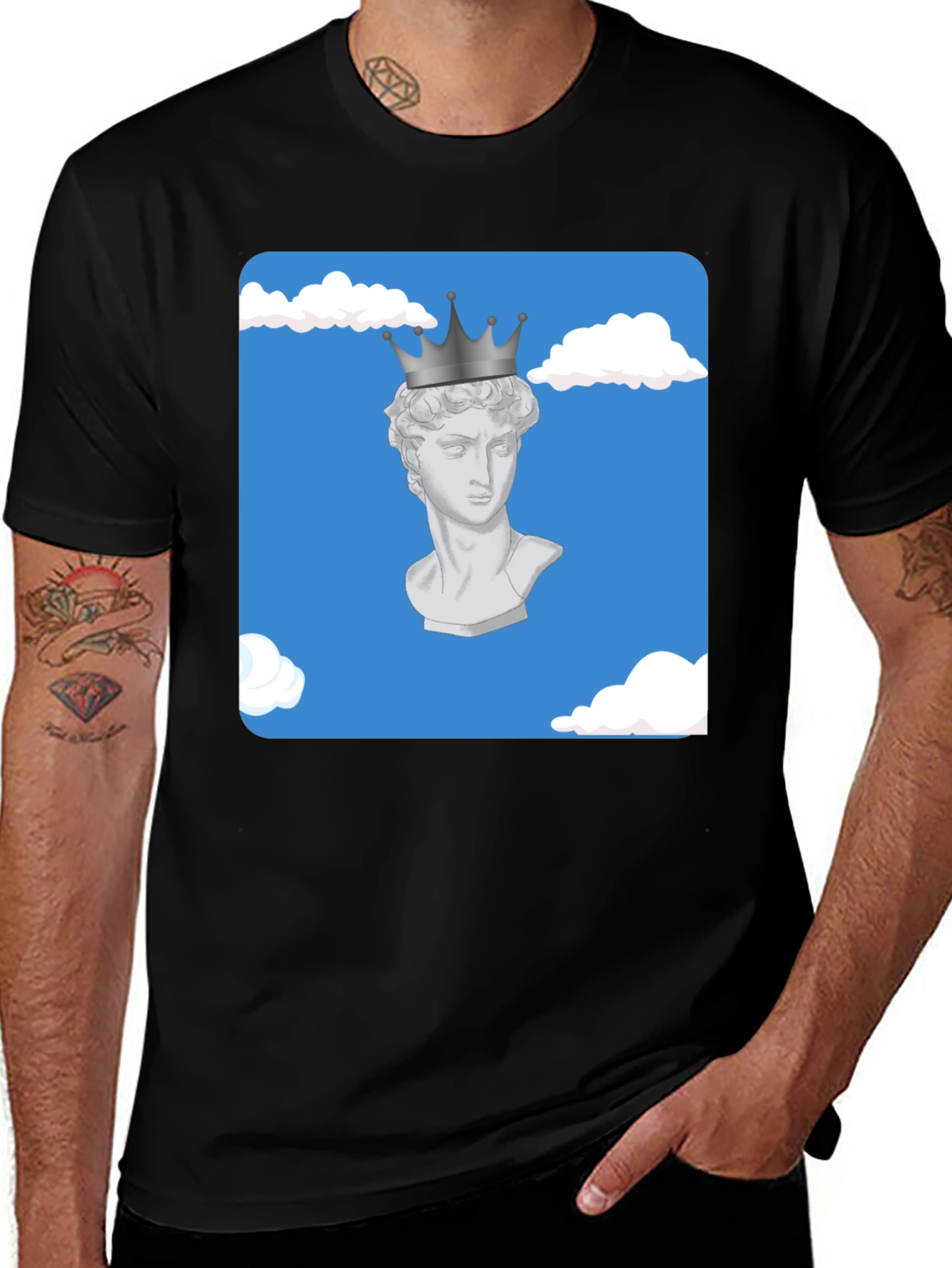 Variant 20 of King David T-Shirt - Artistic Graphic Tee