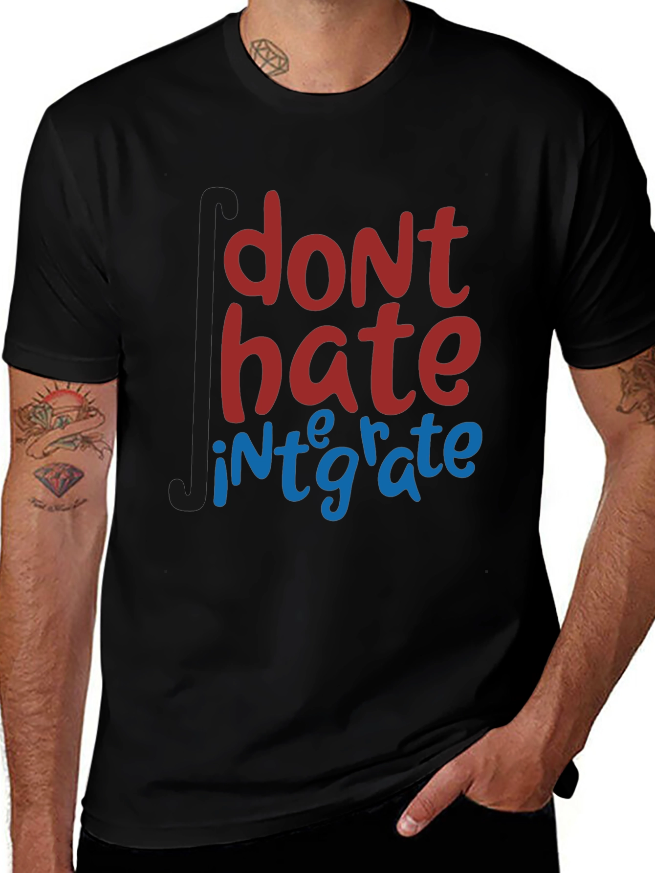 Variant 19 of Don't Hate, Integrate T-Shirt