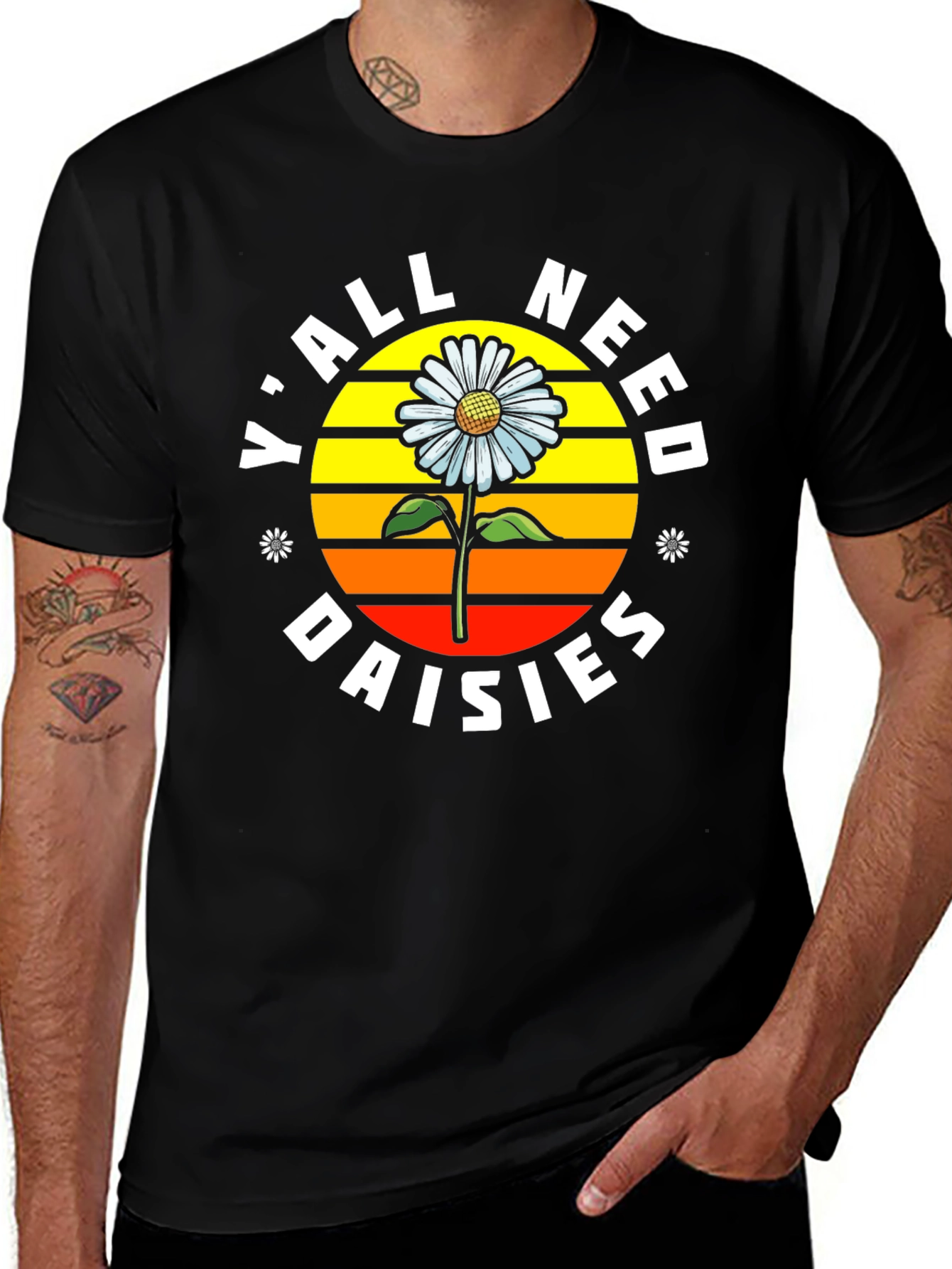 Variant 7 of Y'all Need Daisies Graphic T-Shirt