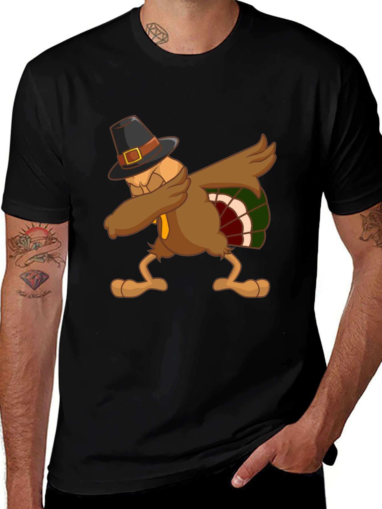 Variant 12 of Thanksgiving Turkey Dab T-Shirt