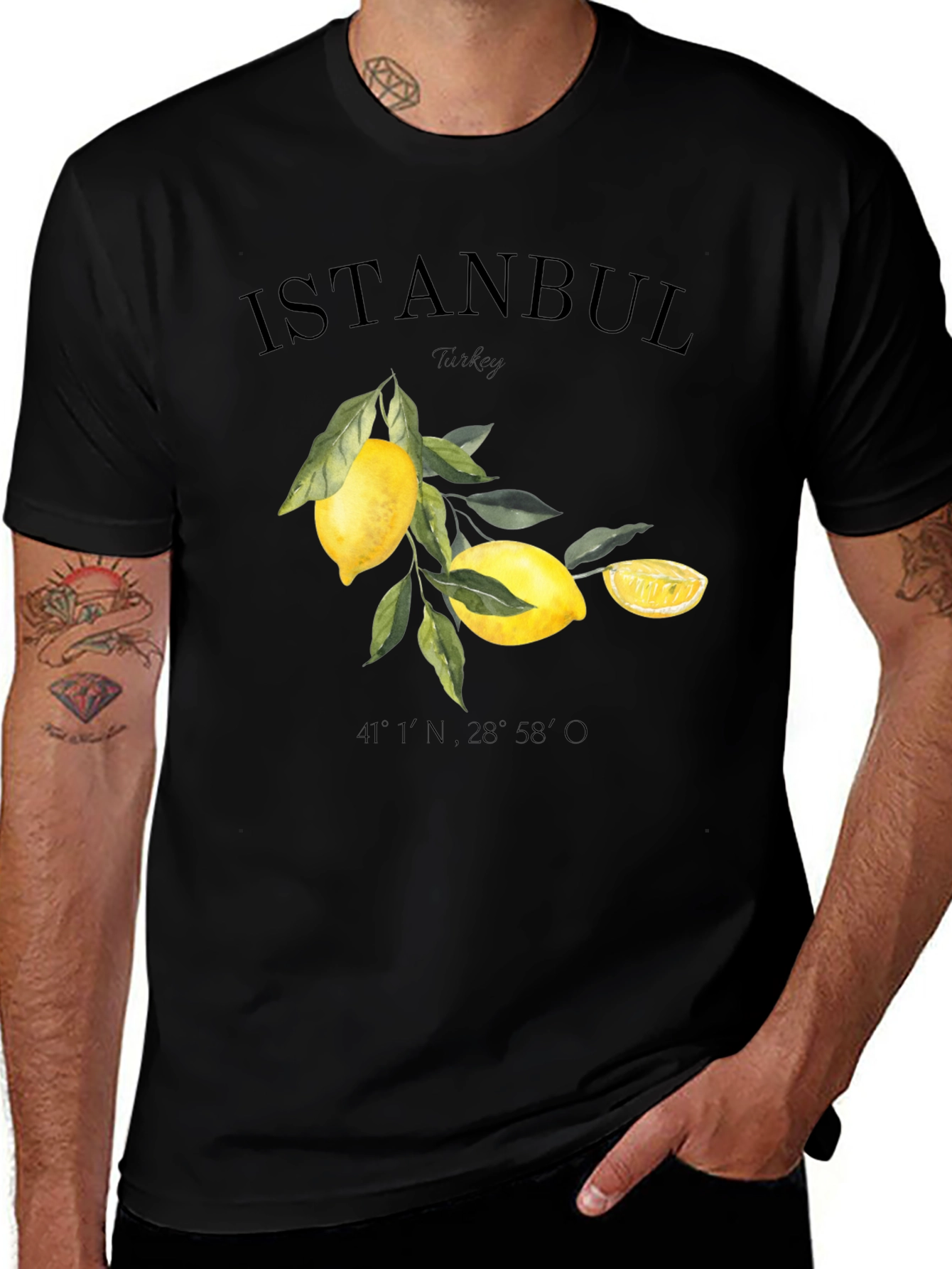Istanbul Lemon Graphic Tee