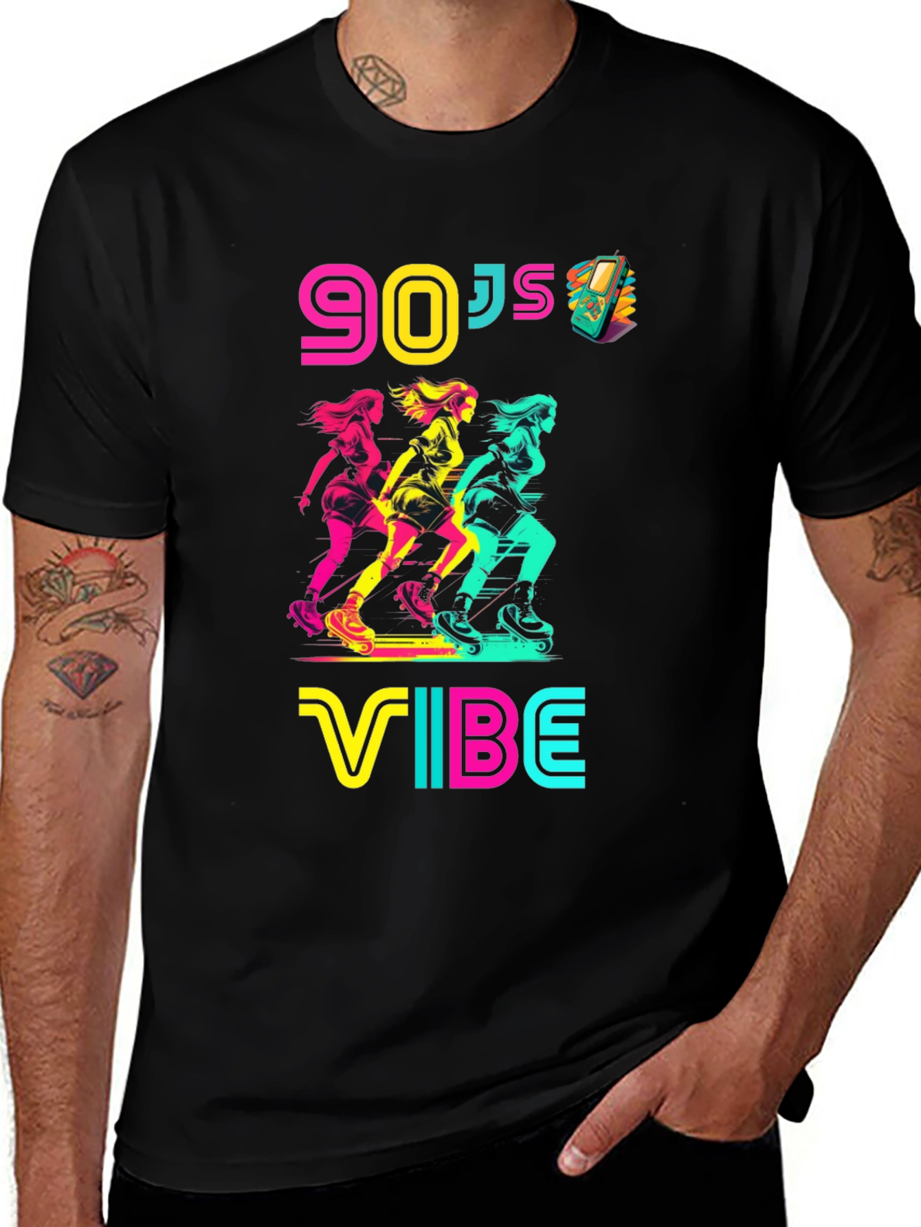 Variant 28 of 90s Vibe Roller Skating T-Shirt