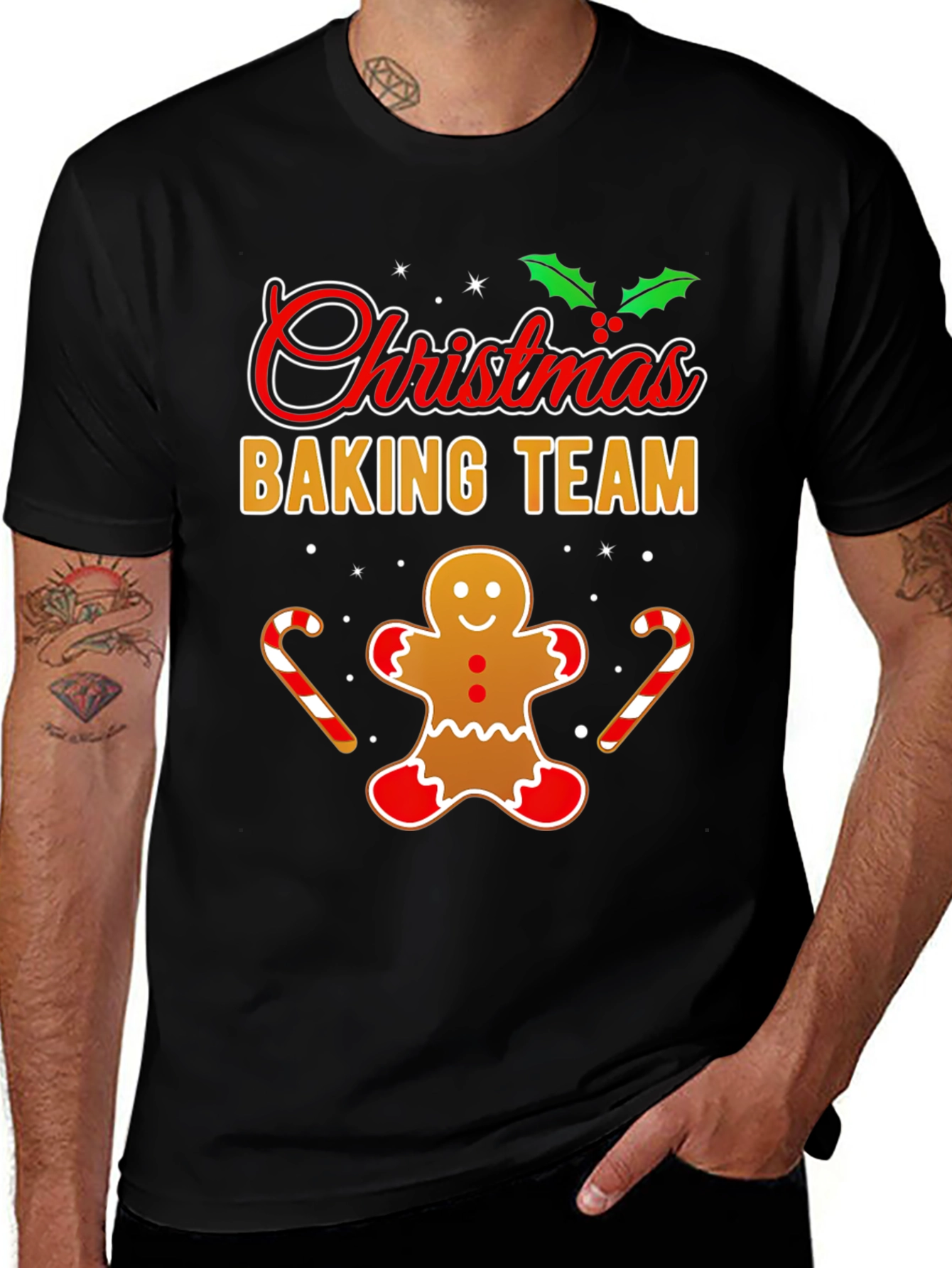 Christmas Baking Team Gingerbread T-Shirt