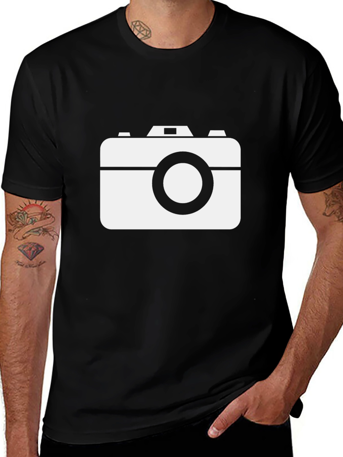 Variant 28 of Retro Camera Graphic T-Shirt - Classic Photographer Style