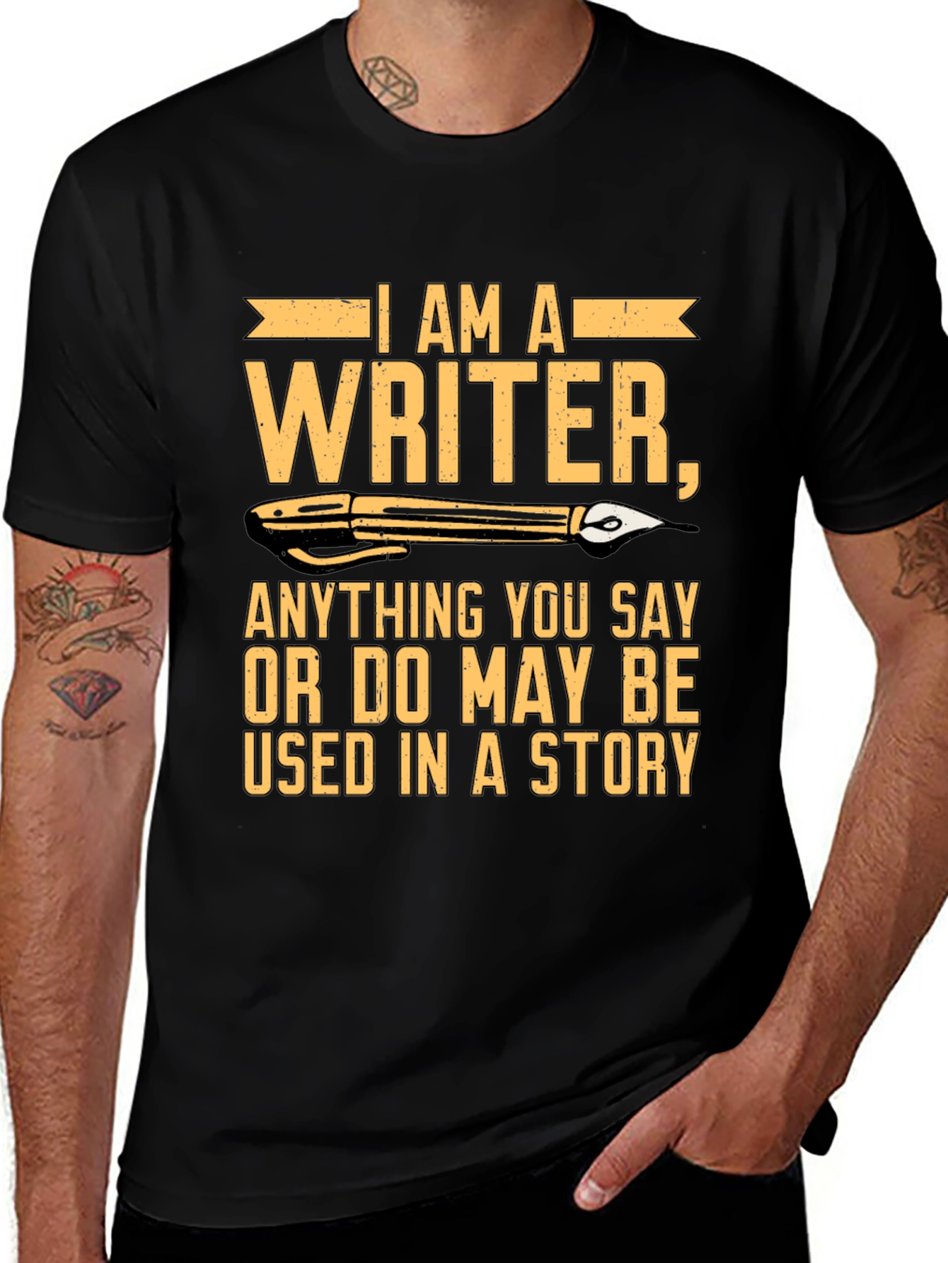 Variant 6 of I Am A Writer Graphic Novelty T-Shirt