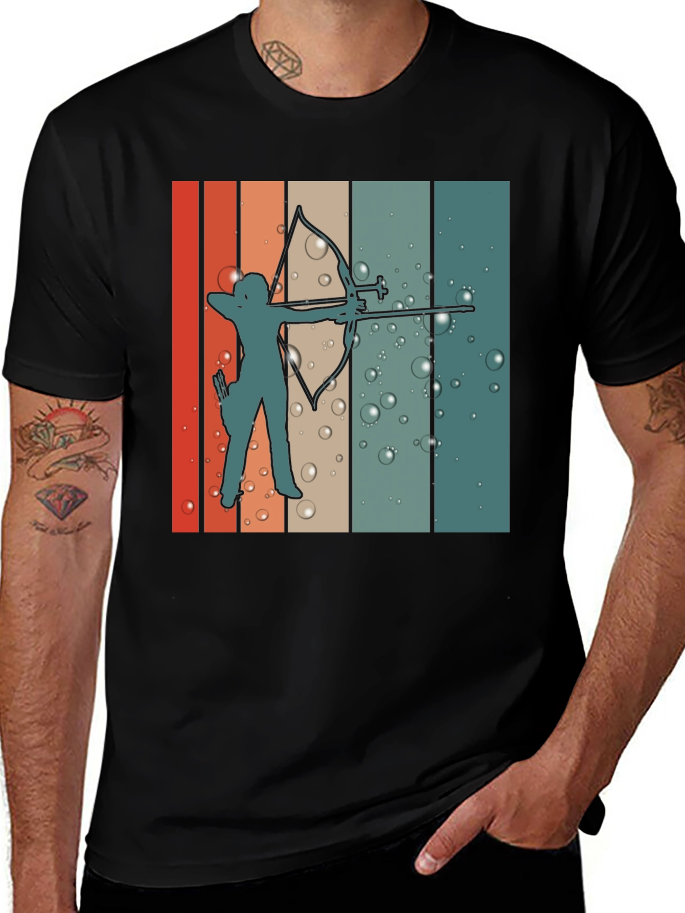 Variant 3 of Archery Retro Graphic Tee