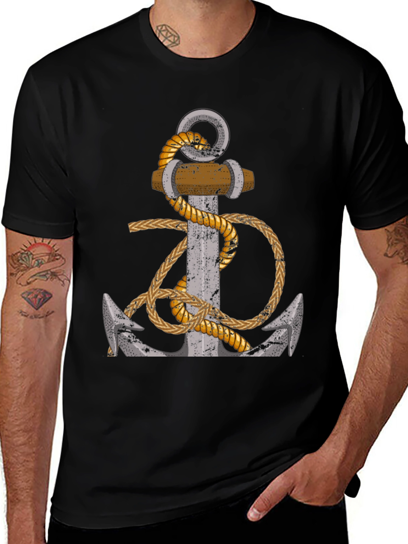 Variant 5 of Anchor & Rope Graphic T-Shirt