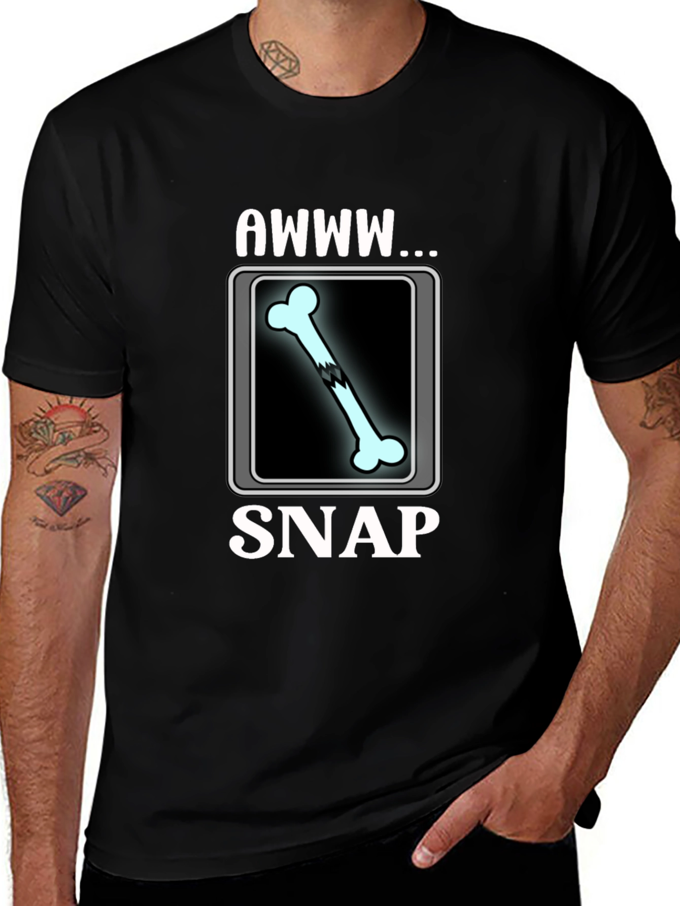 Variant 15 of Awww Snap Bone X-Ray Graphic Tee
