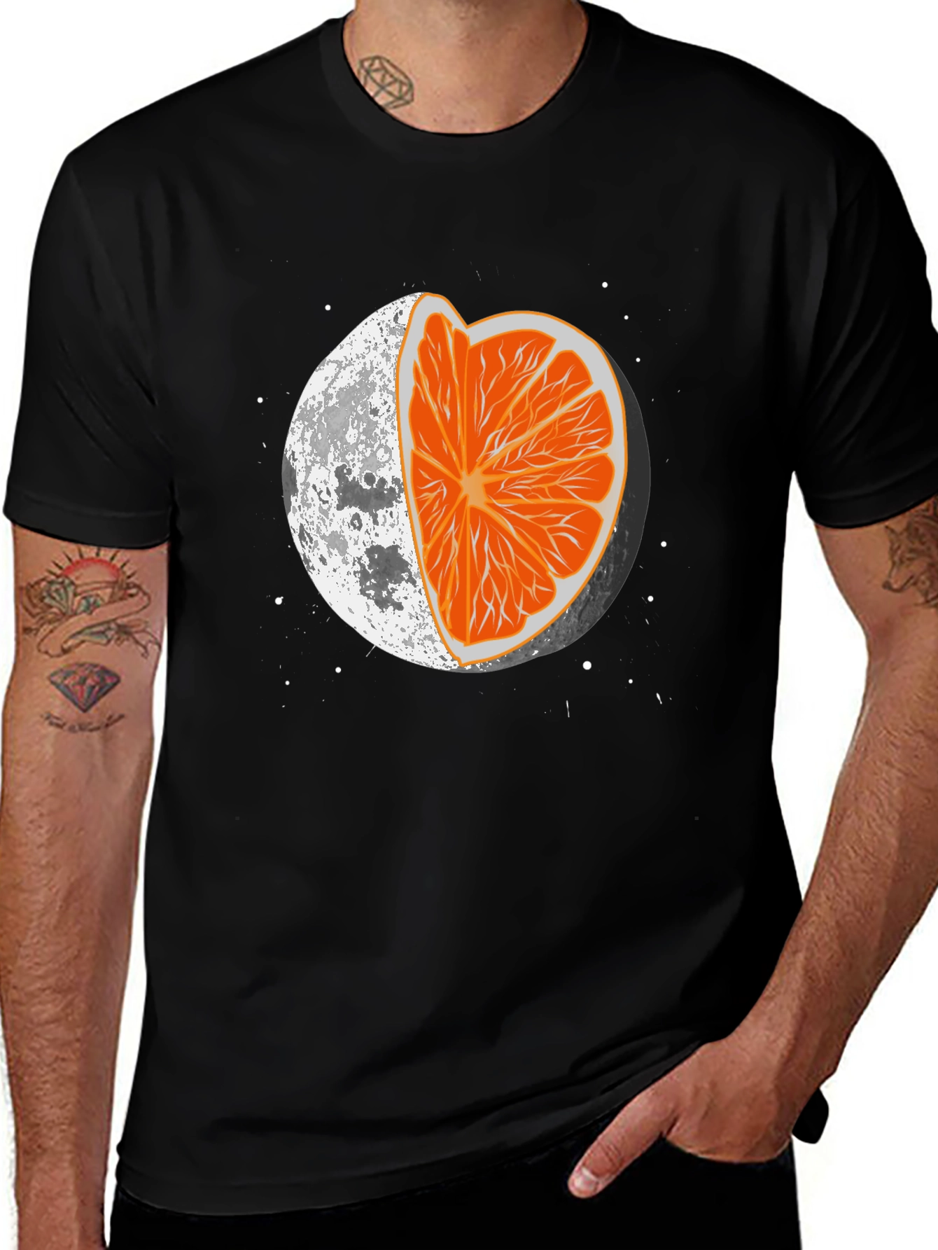 Variant 25 of Orange Moon Graphic T-Shirt