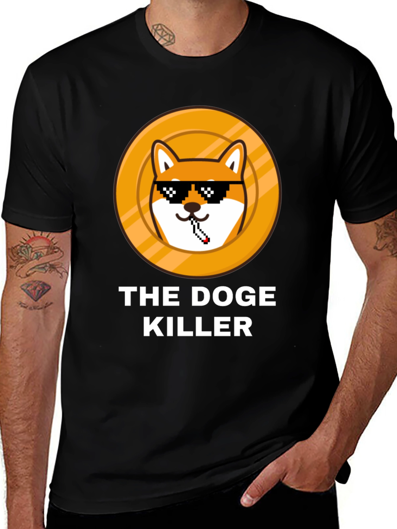 Variant 24 of The Doge Killer T-Shirt - Crypto Meme Tee