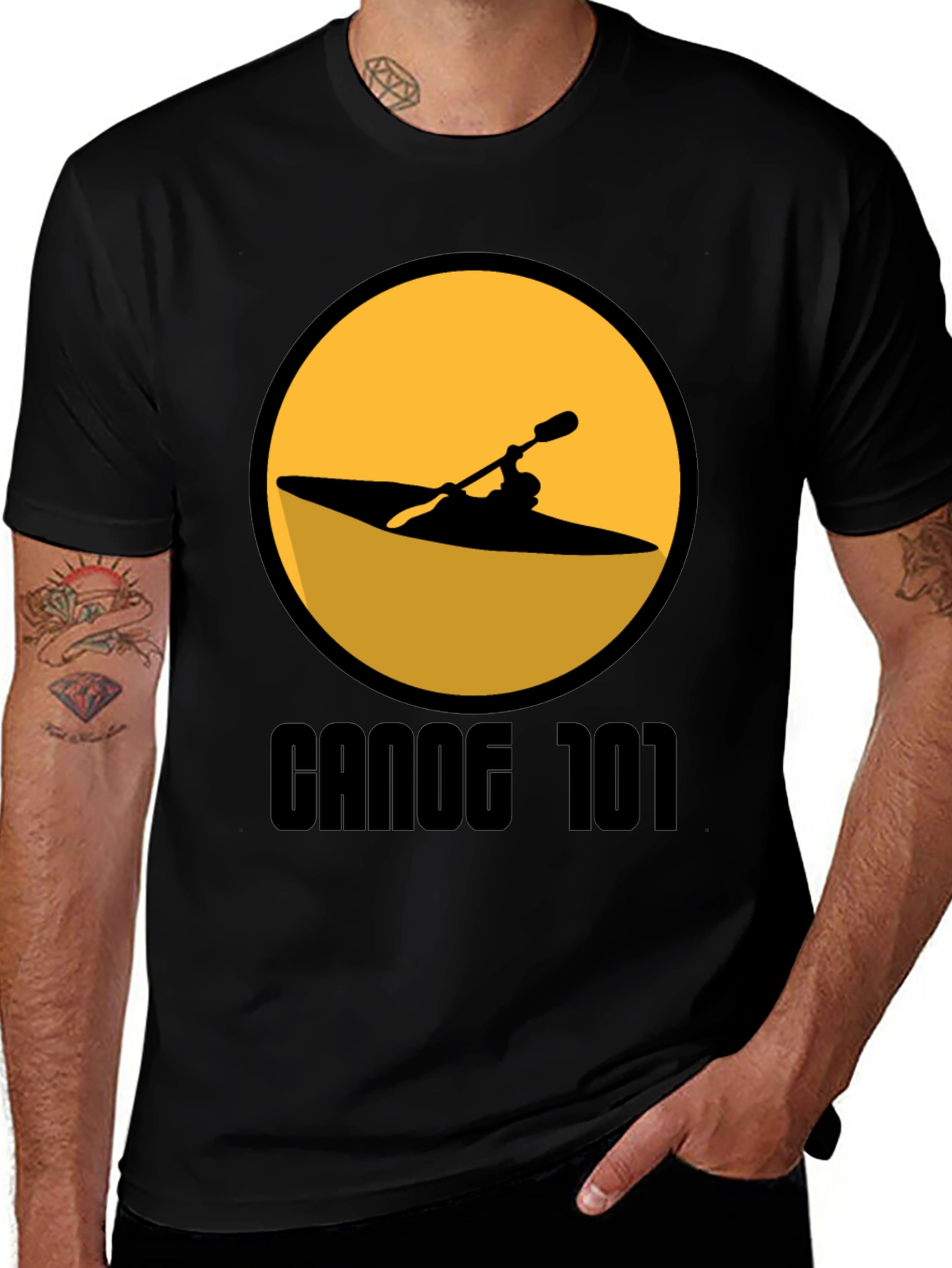 Variant 19 of Canoe 101 T-Shirt - Paddling Adventure Tee