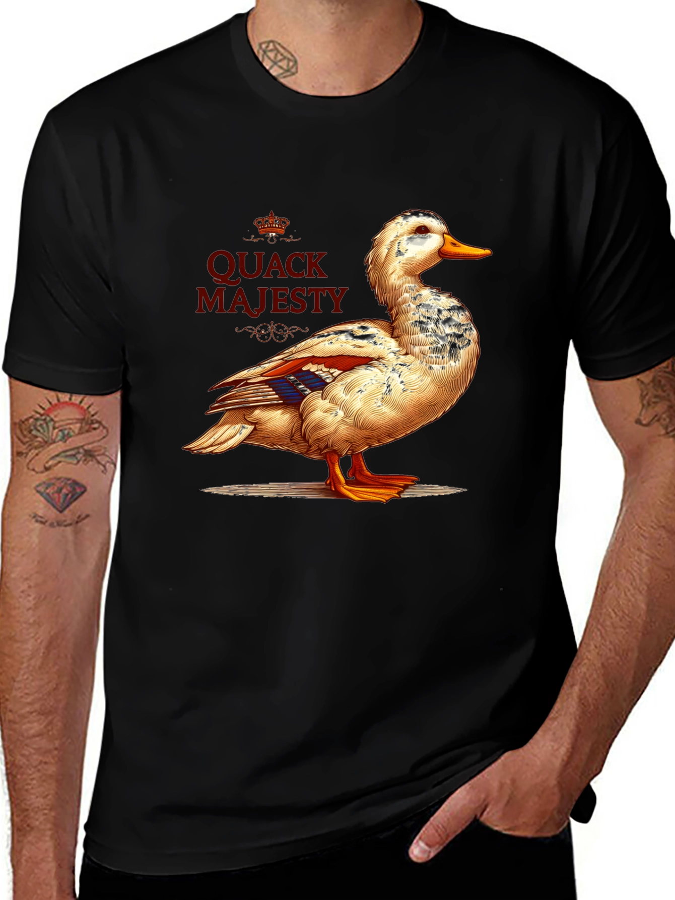 Variant 4 of Quack Majesty Graphic T-Shirt
