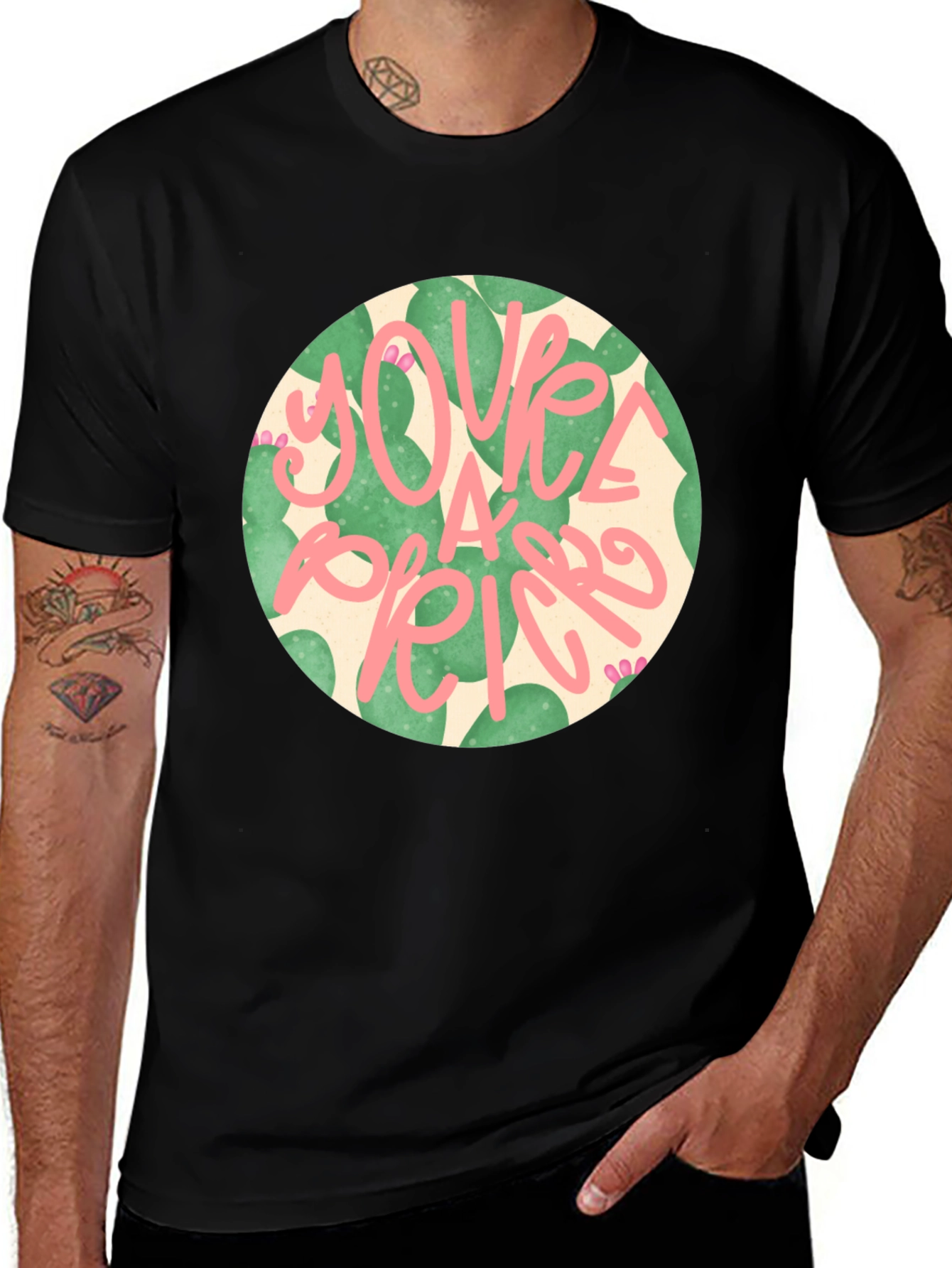 Variant 28 of Funny You're a Prick Cactus Graphic T-Shirt