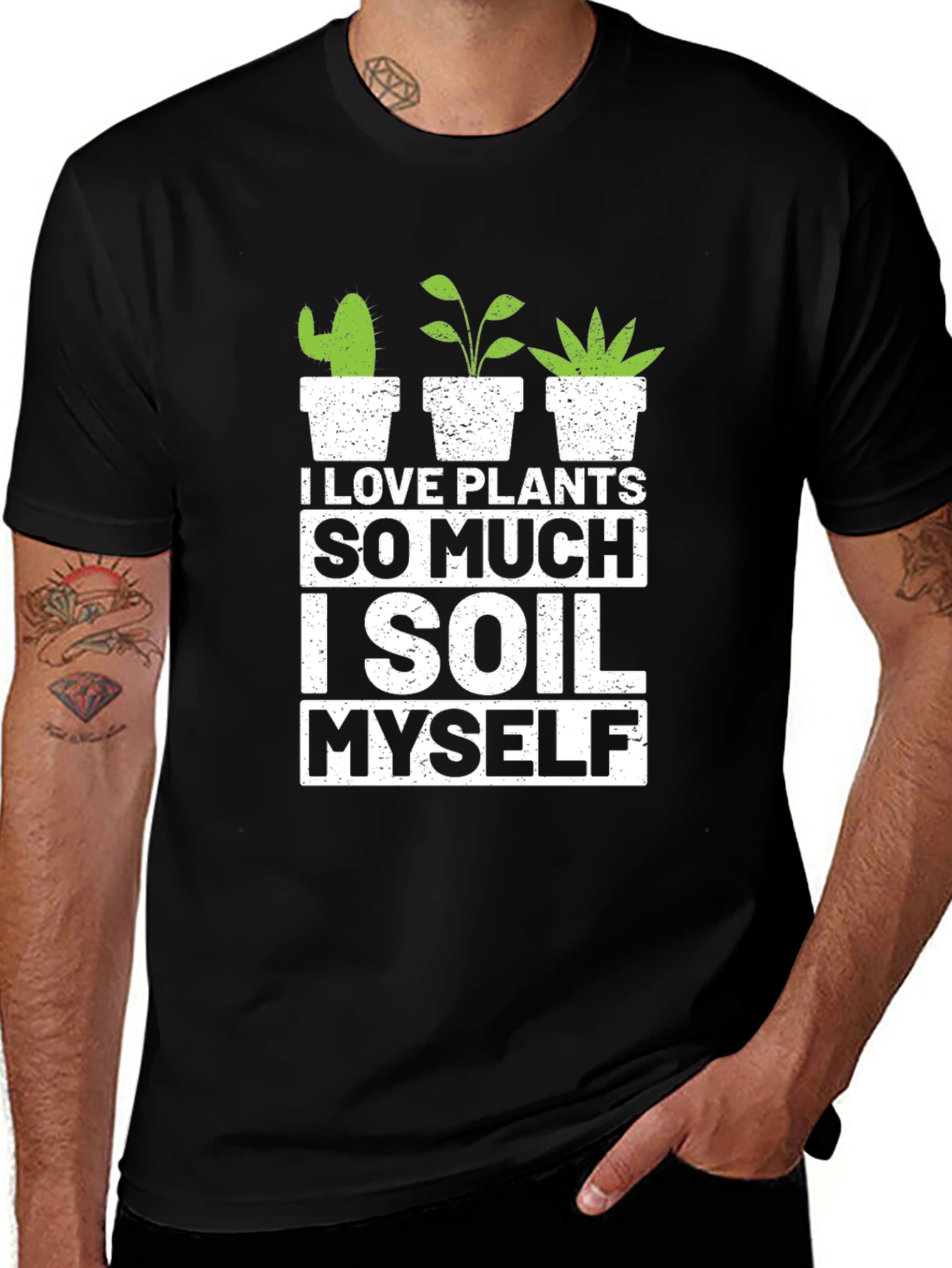 I Love Plants T-Shirt - Gardener Humor Tee