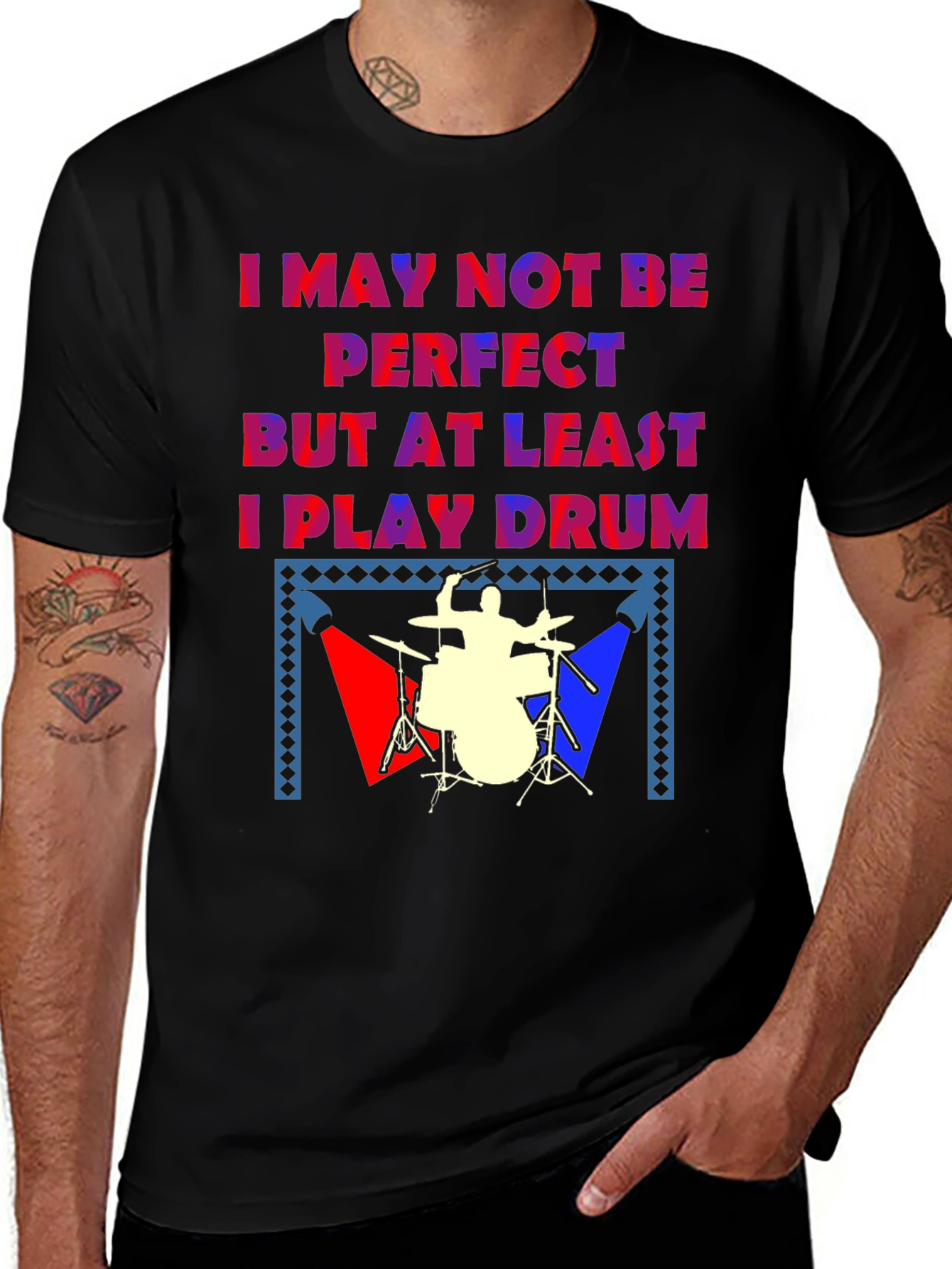 Variant 23 of I Play Drum Funny T-Shirt