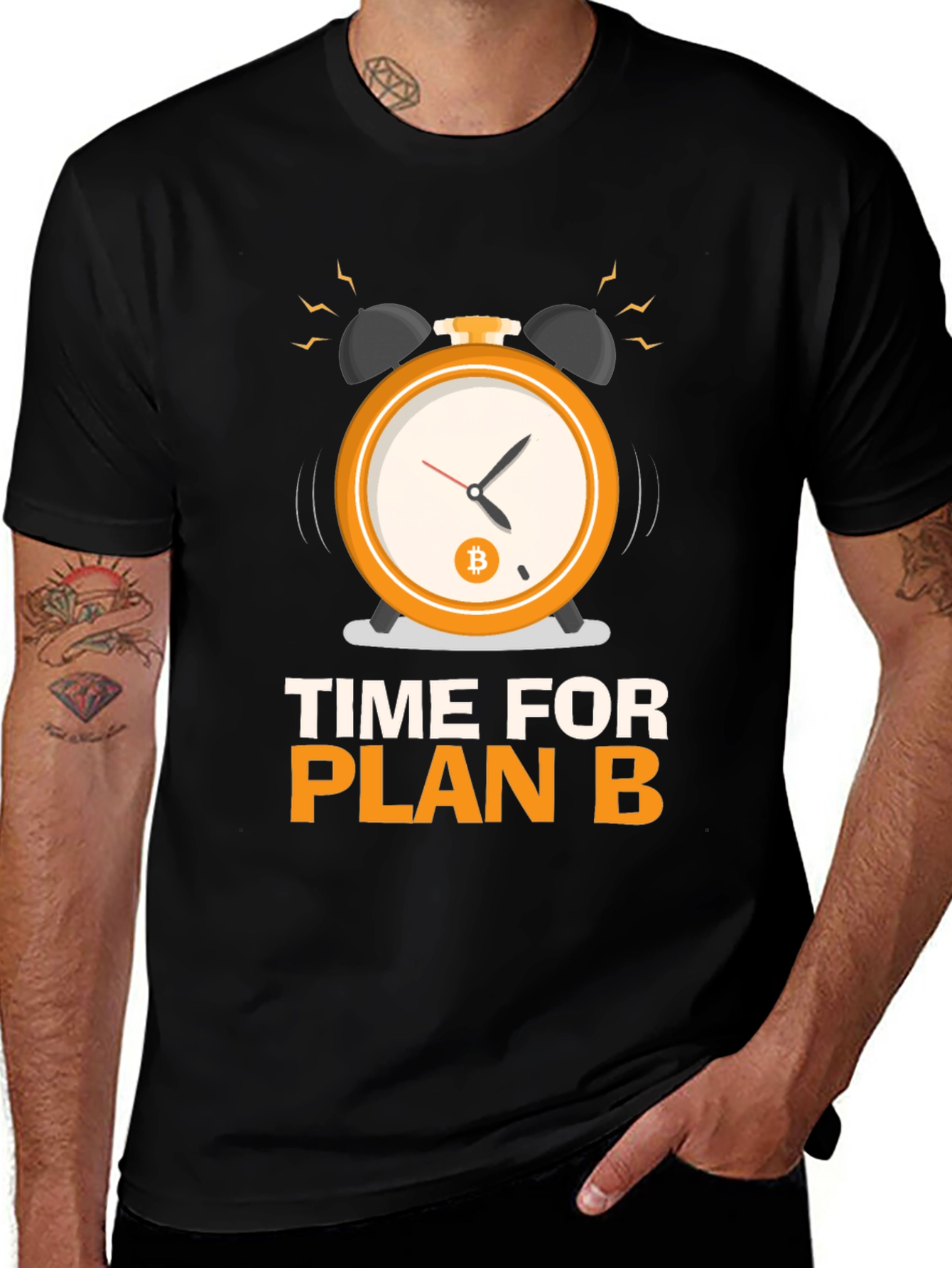 Variant 26 of Time for Plan B Bitcoin T-Shirt