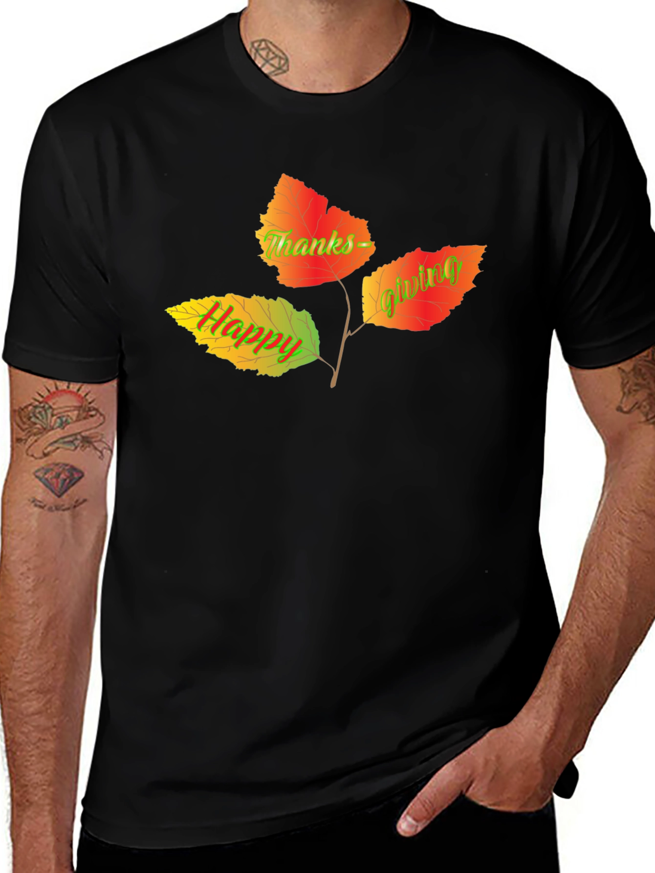 Variant 14 of Thanksgiving Happy Fall Leaves Shirt
