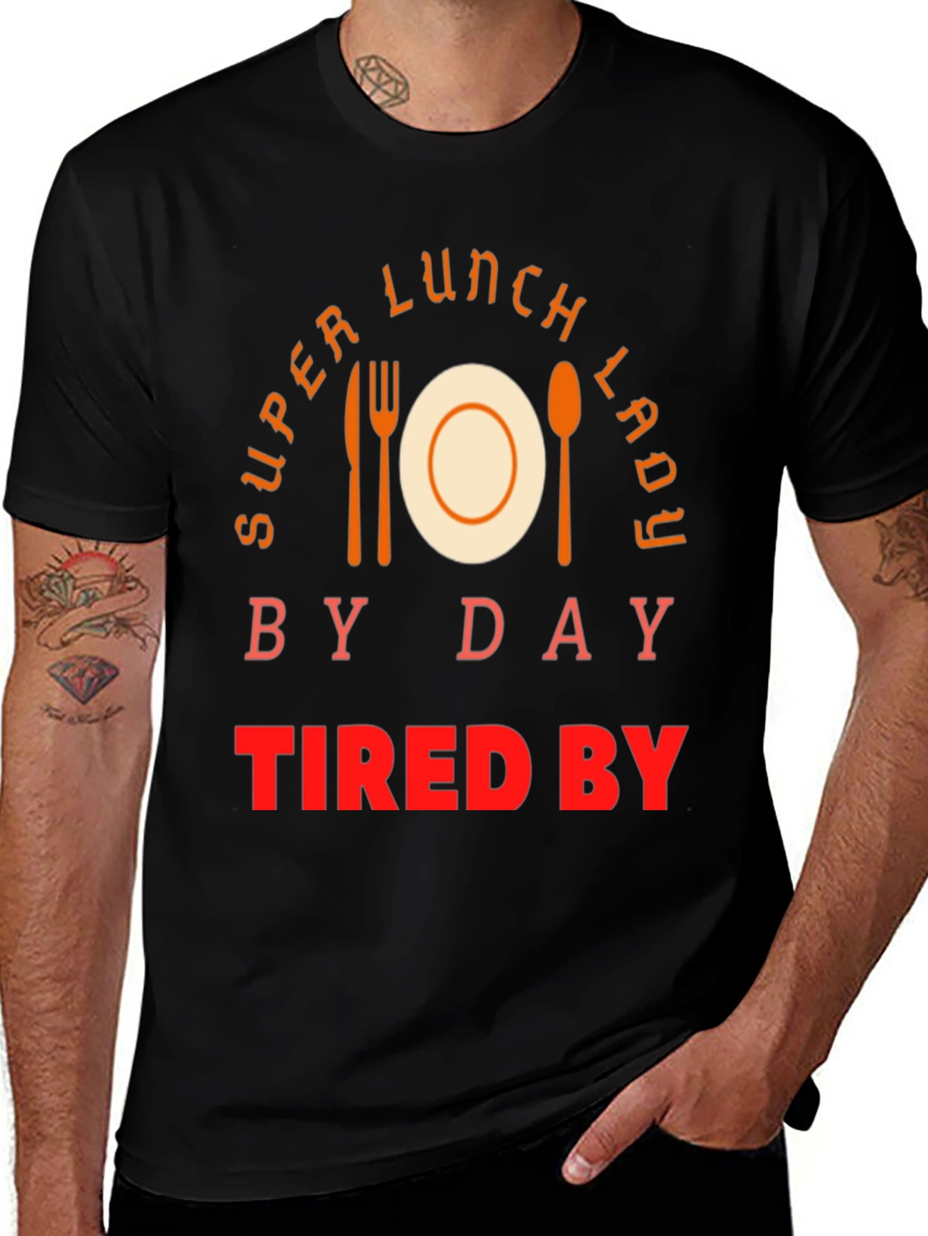 Variant 19 of Super Lunch Lady T-Shirt - Teacher Appreciation