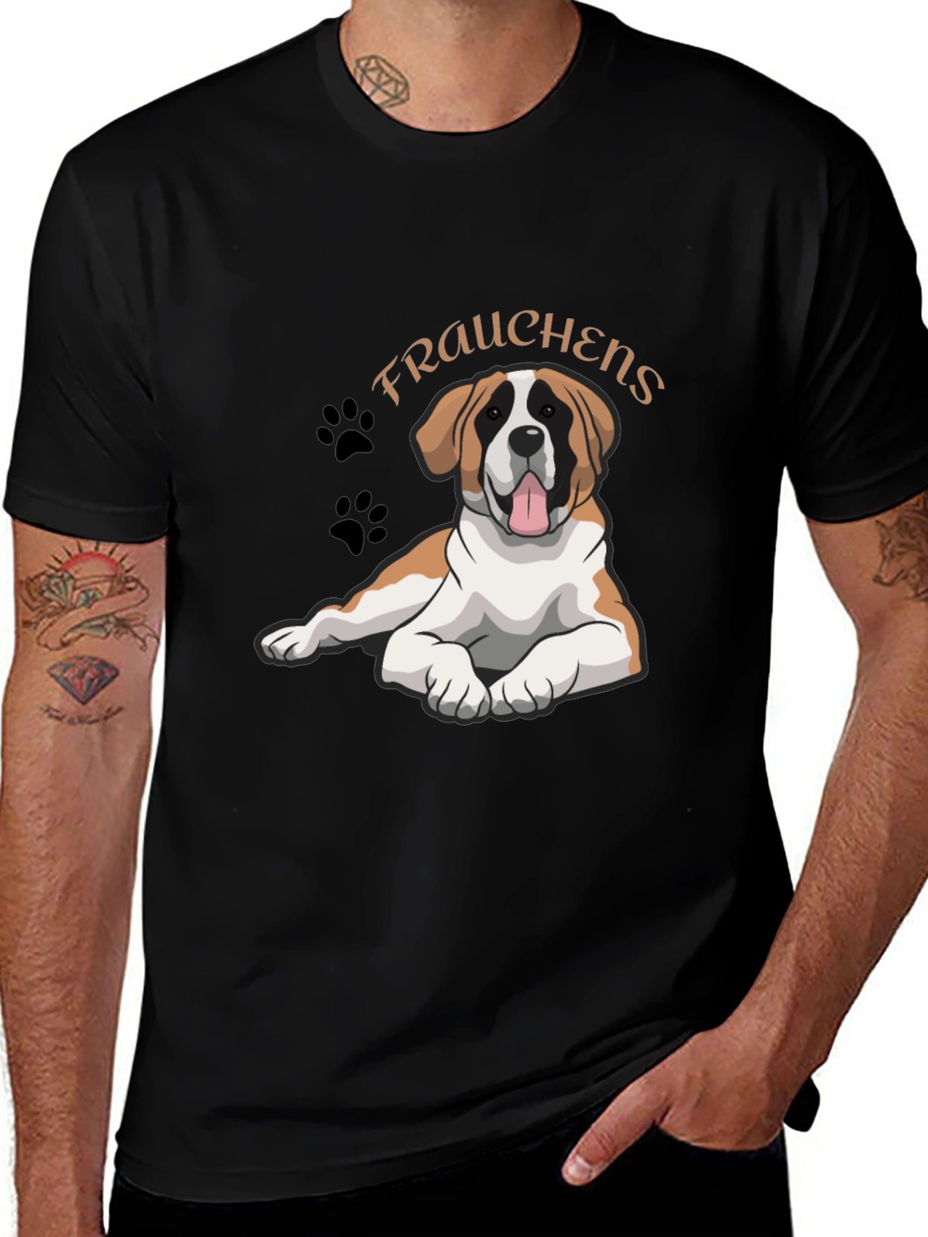 Variant 16 of Dog Mom T-Shirt: St. Bernard "Frauchens"