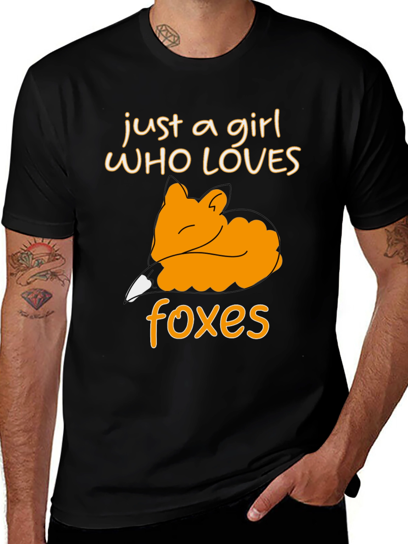 Variant 27 of Just A Girl Who Loves Foxes T-Shirt
