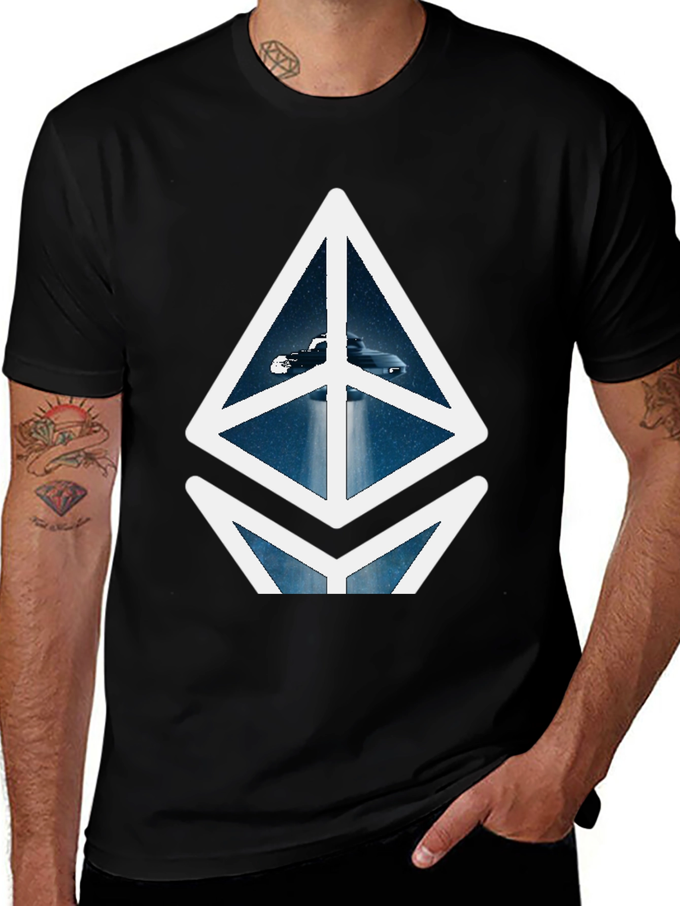 Ethereum Spaceship T-Shirt - Crypto Fashion