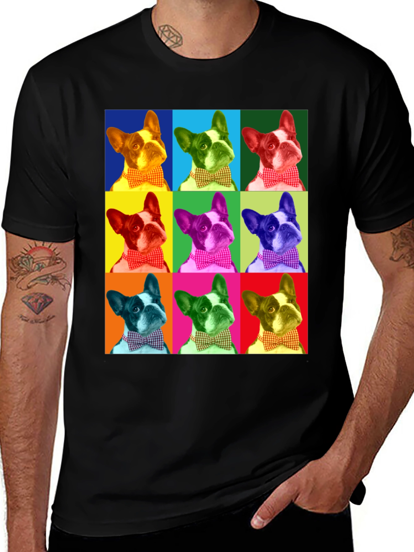 Variant 22 of Pop Art Dog T-Shirt - Stylish and Unique