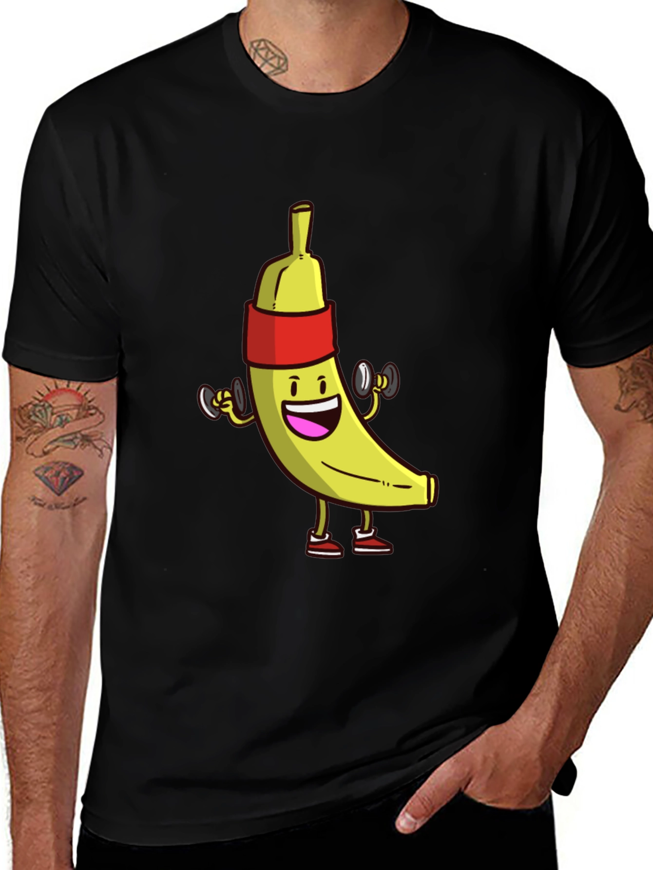 Variant 18 of Funny Banana Workout T-Shirt