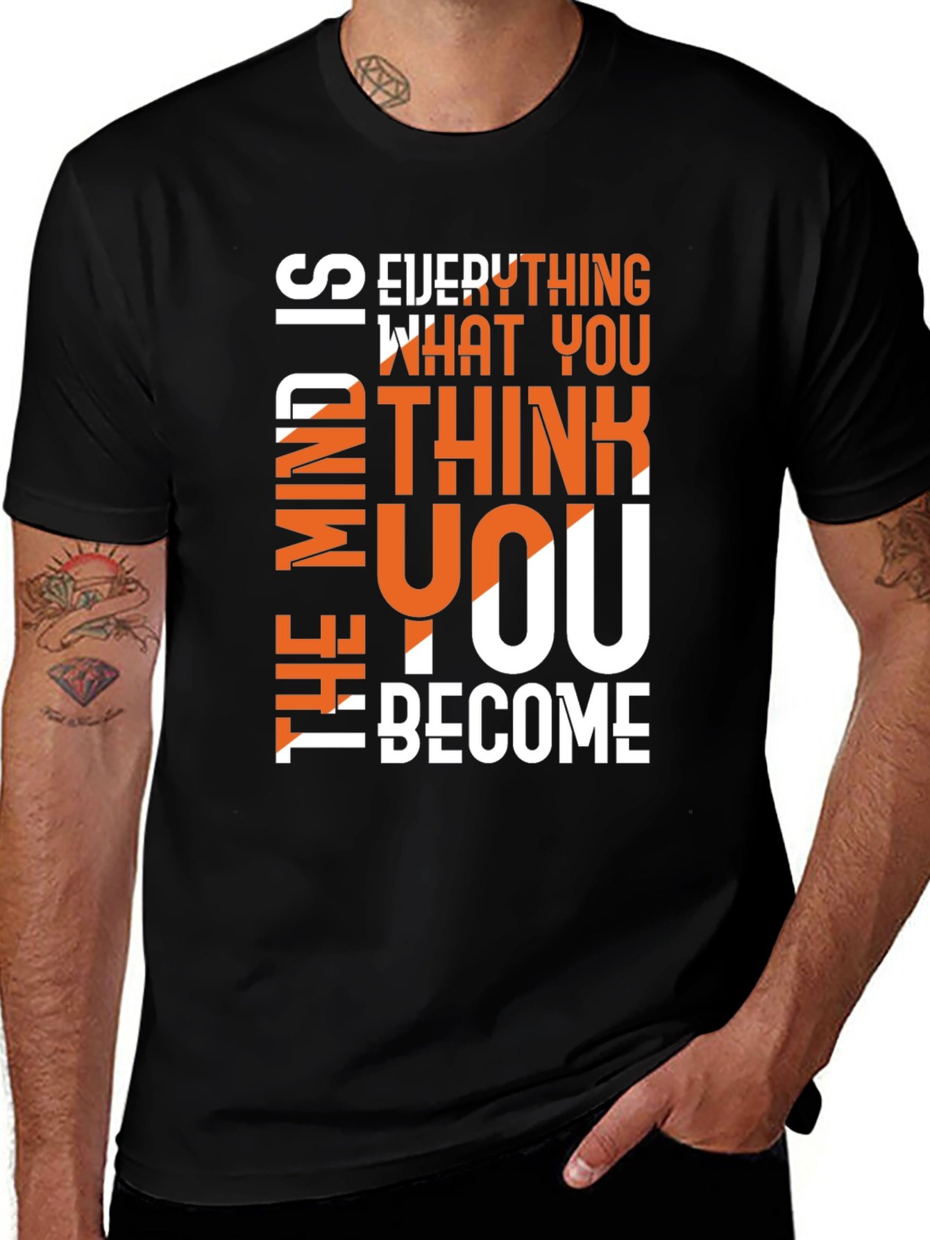 Variant 9 of Motivational Graphic Tee - The Mind Is Everything