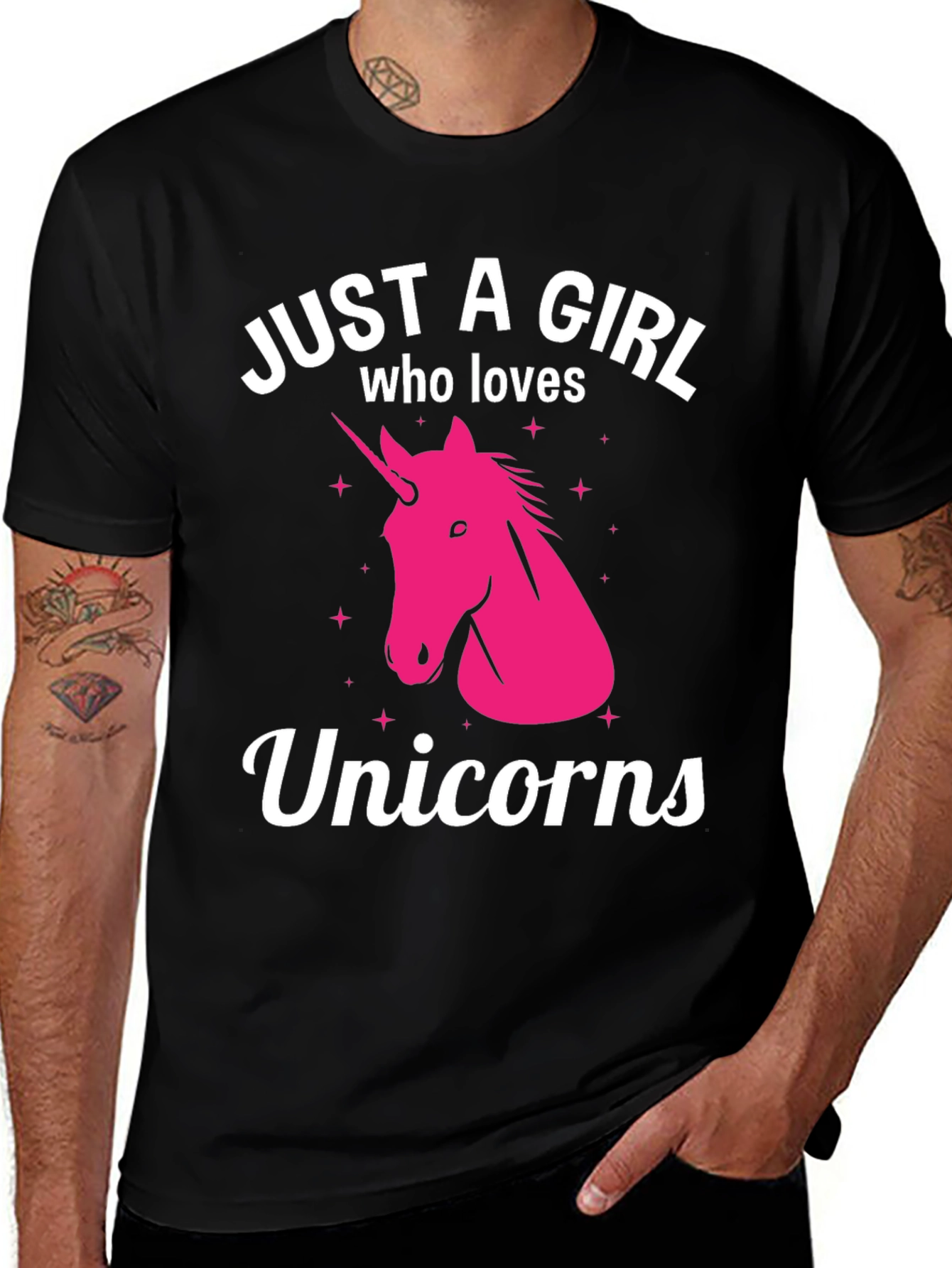 Variant 16 of Just A Girl Who Loves Unicorns T-Shirt