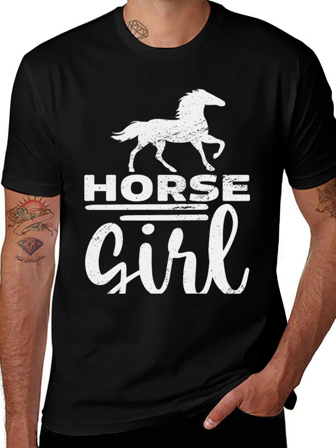 Variant 25 of Horse Girl T-Shirt - Equestrian Lover Tee