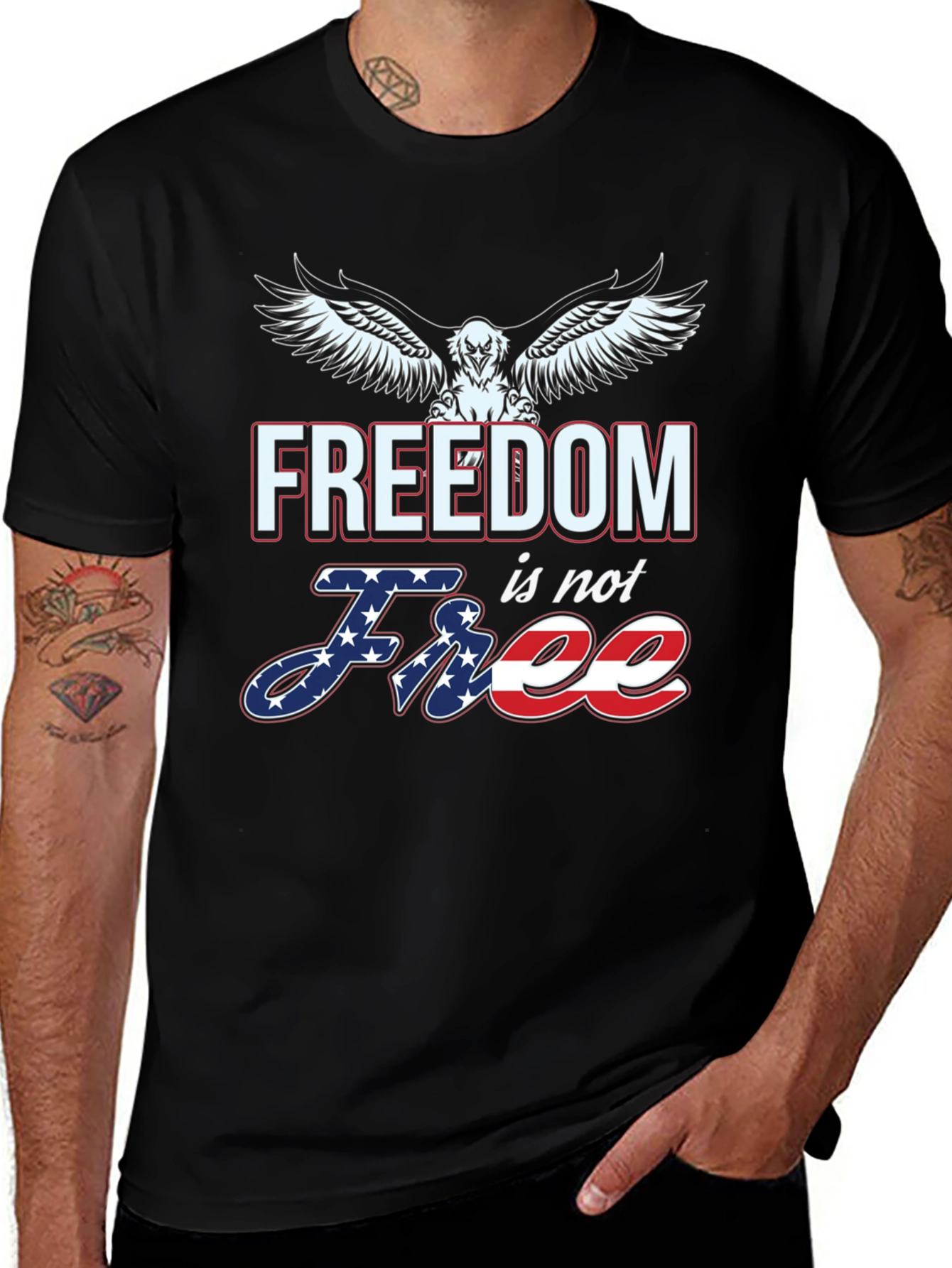 Freedom Isn't Free Eagle Graphic Tee