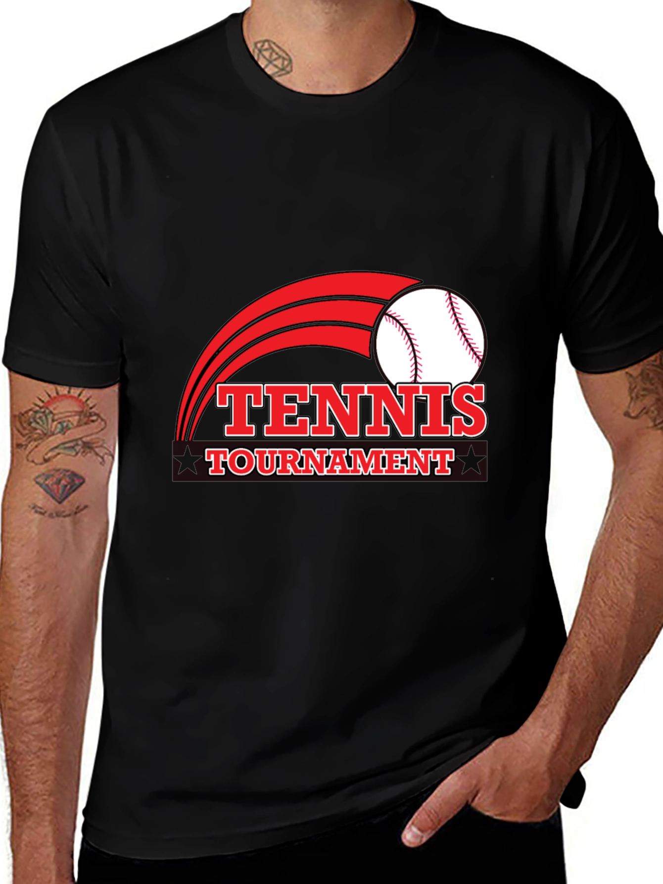 Variant 25 of Tennis Tournament T-Shirt