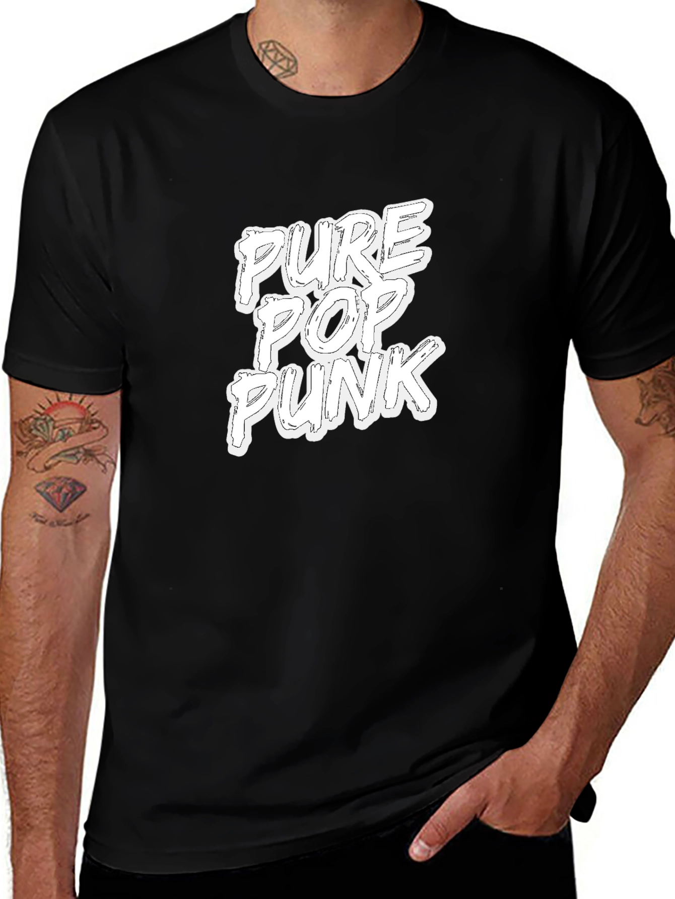 Variant 30 of Pure Pop Punk Black T-Shirt
